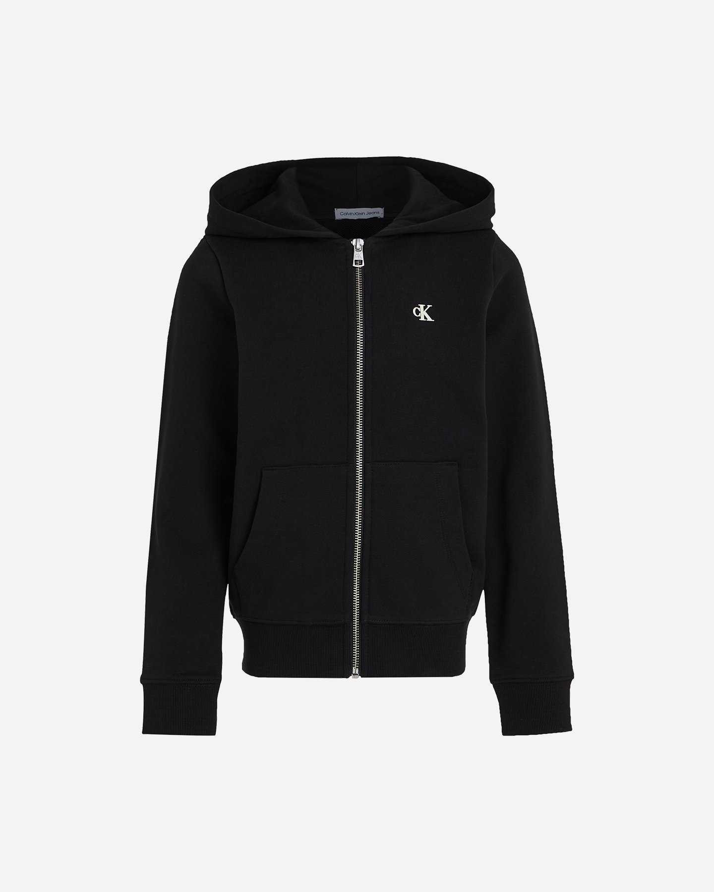 Felpa CALVIN KLEIN JEANS FLOCK JR - Nero - 0 | Cisalfa Sport