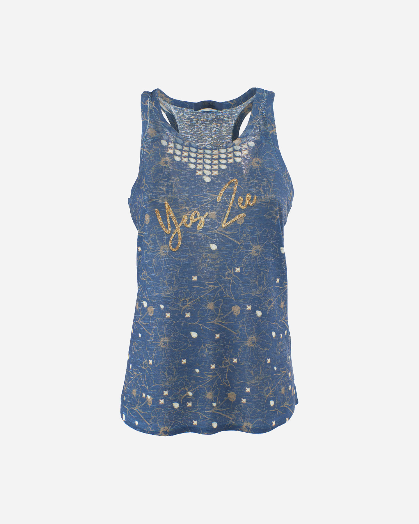 Canotta YES ZEE SUBLIMATIC LOGO W - Blu - 0 | Cisalfa Sport