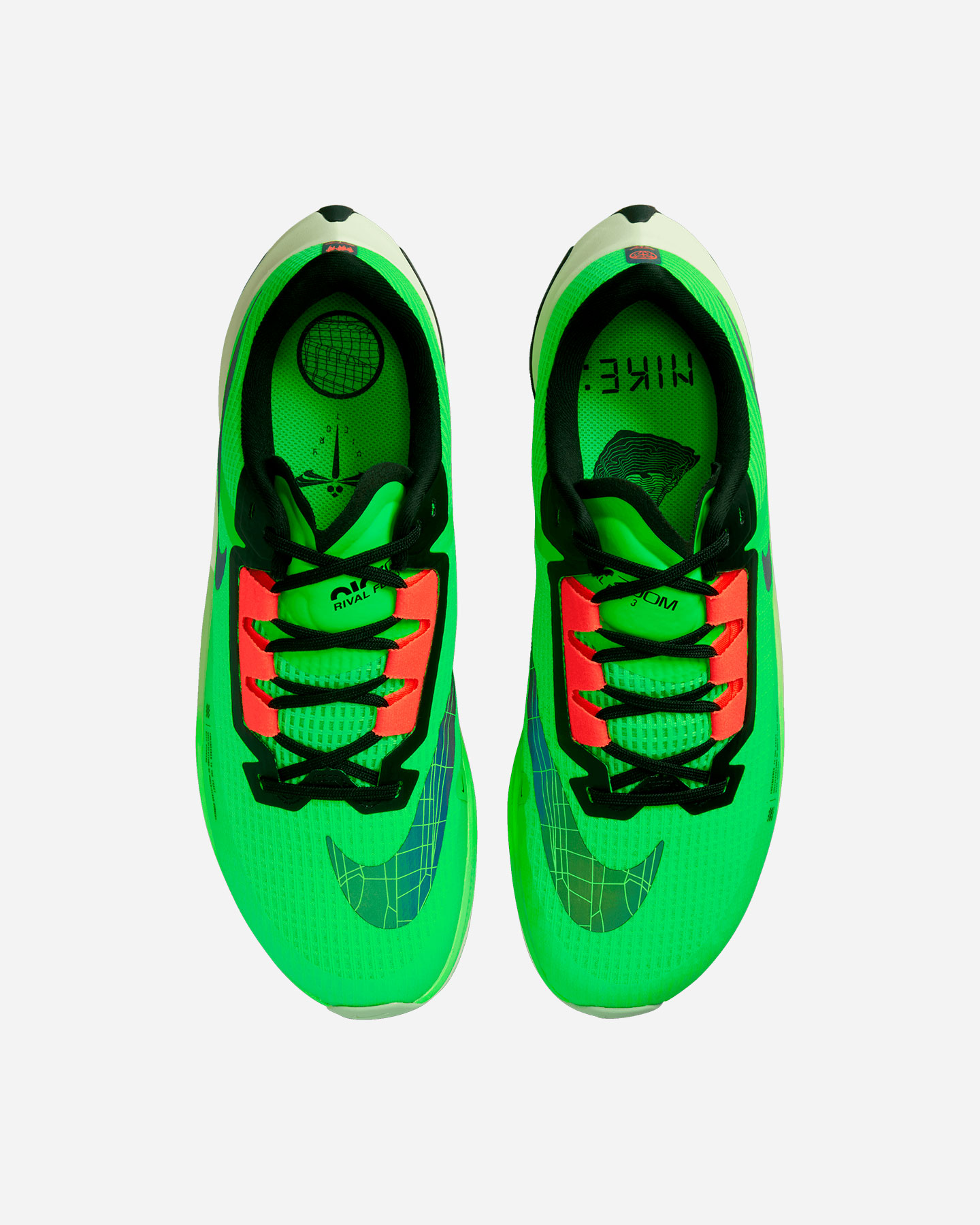 Scarpe running NIKE AIR ZOOM RIVAL FLY 3 SCREAM M - Verde - 3 | Cisalfa Sport