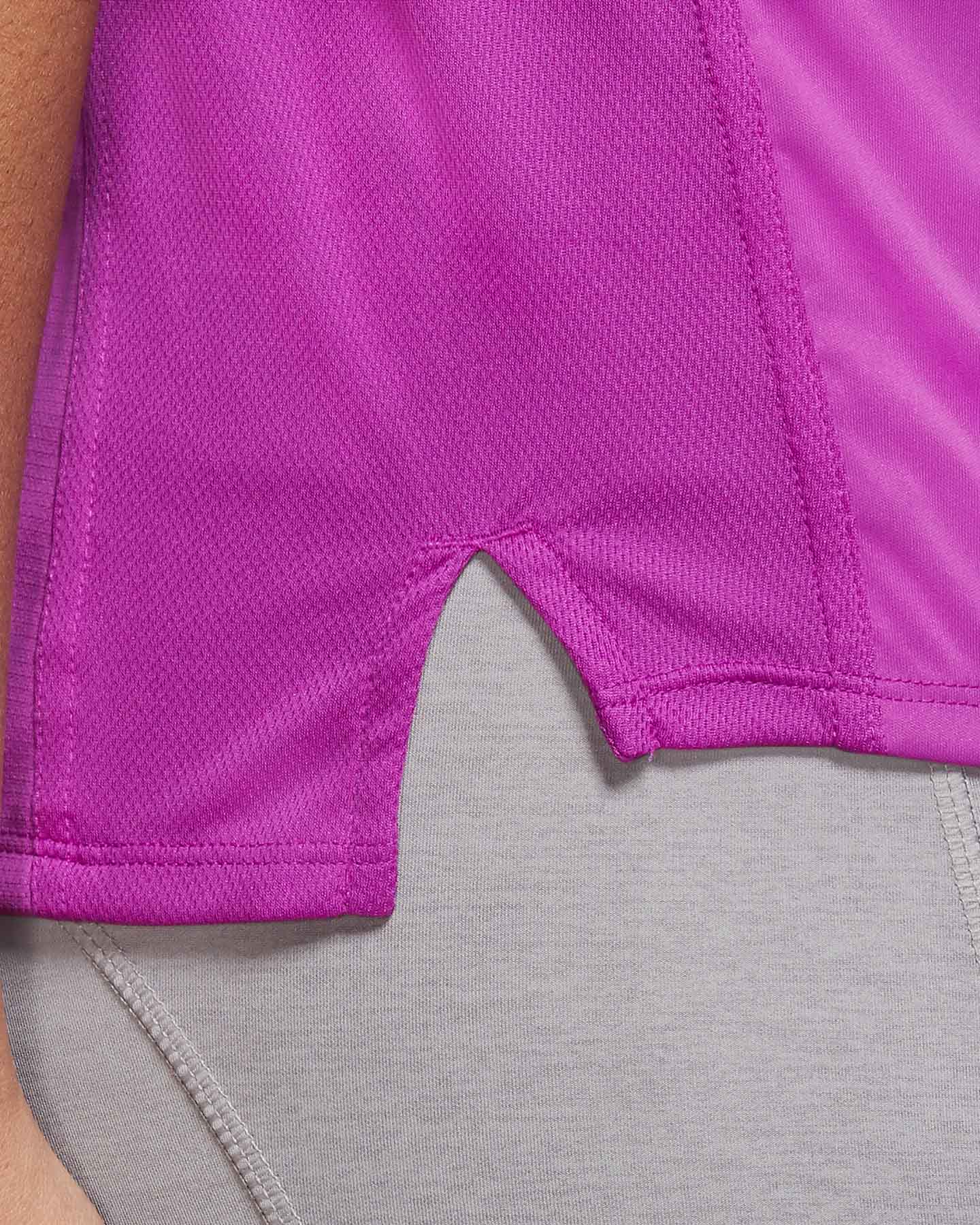 T-shirt running NIKE DRI FIT RACE W - Viola - 2 | Cisalfa Sport