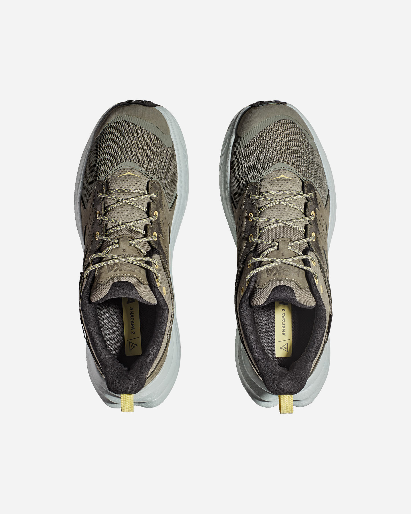 Scarpe trail HOKA ANACAPA 2 LOW GTX M - Verde - 3 | Cisalfa Sport