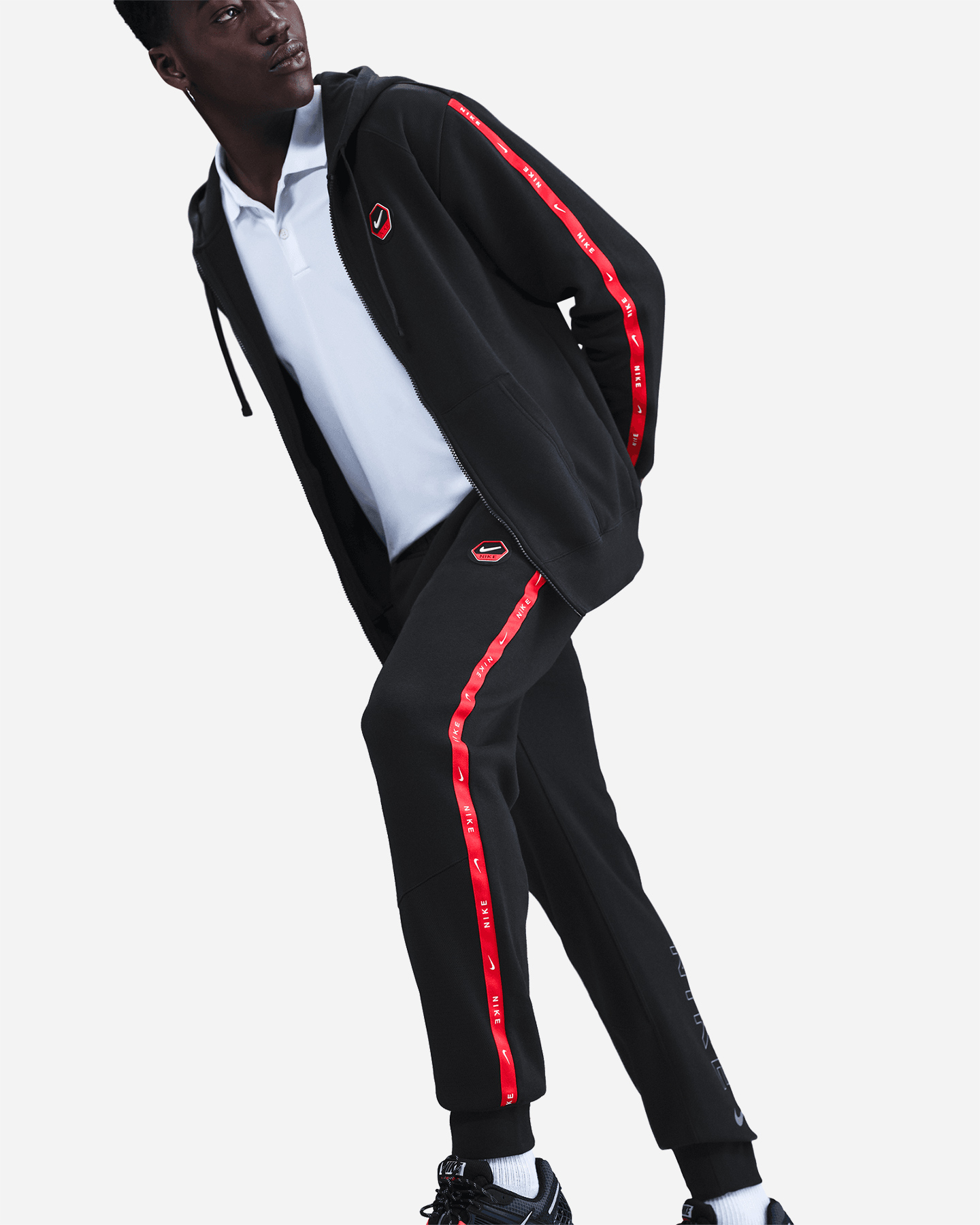 Pantalone NIKE SPORTSWEAR JOGGER FLEECE M - Nero - 4 | Cisalfa Sport