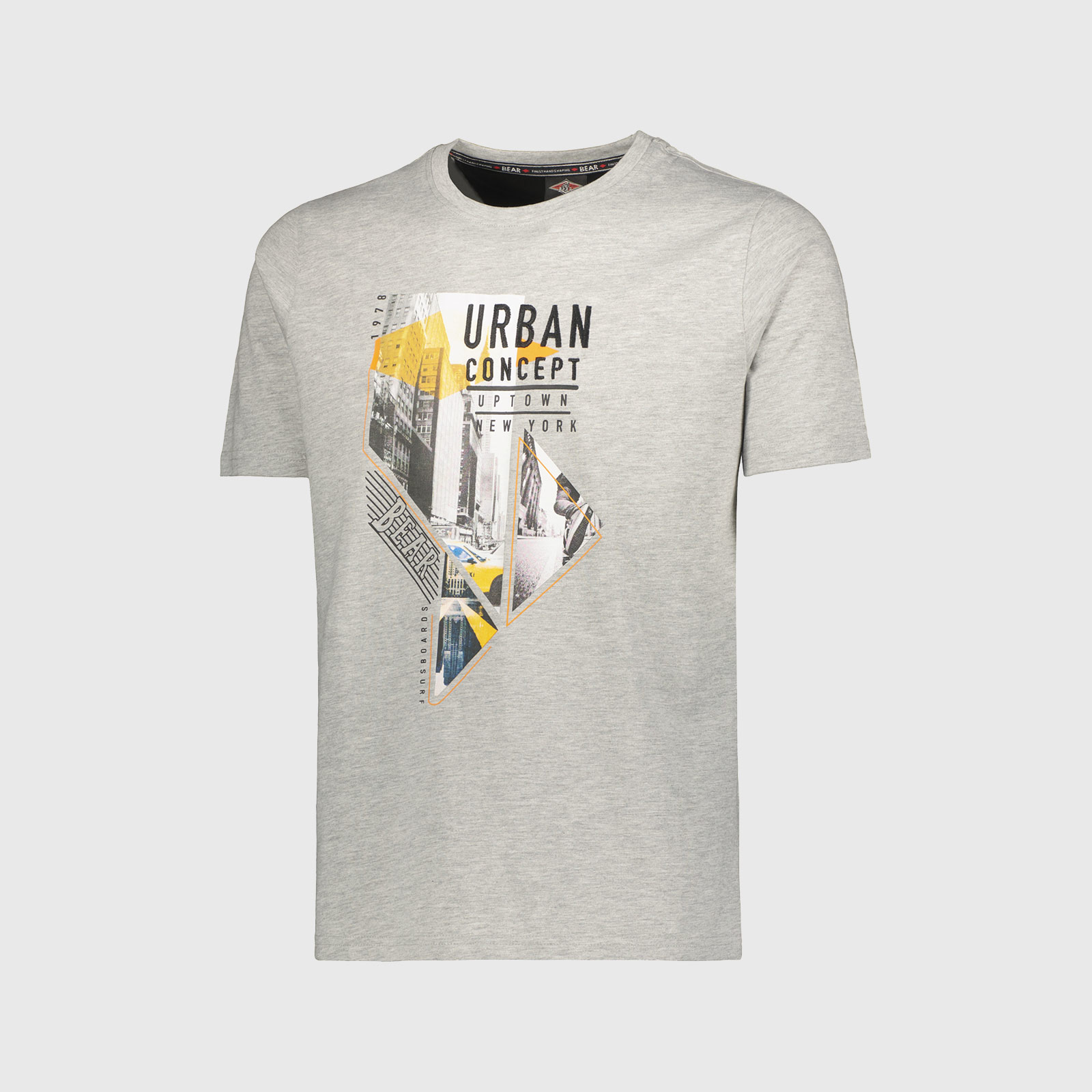T-shirt BEAR STREETWEAR URBAN STYLE M - Grigio - 5 | Cisalfa Sport
