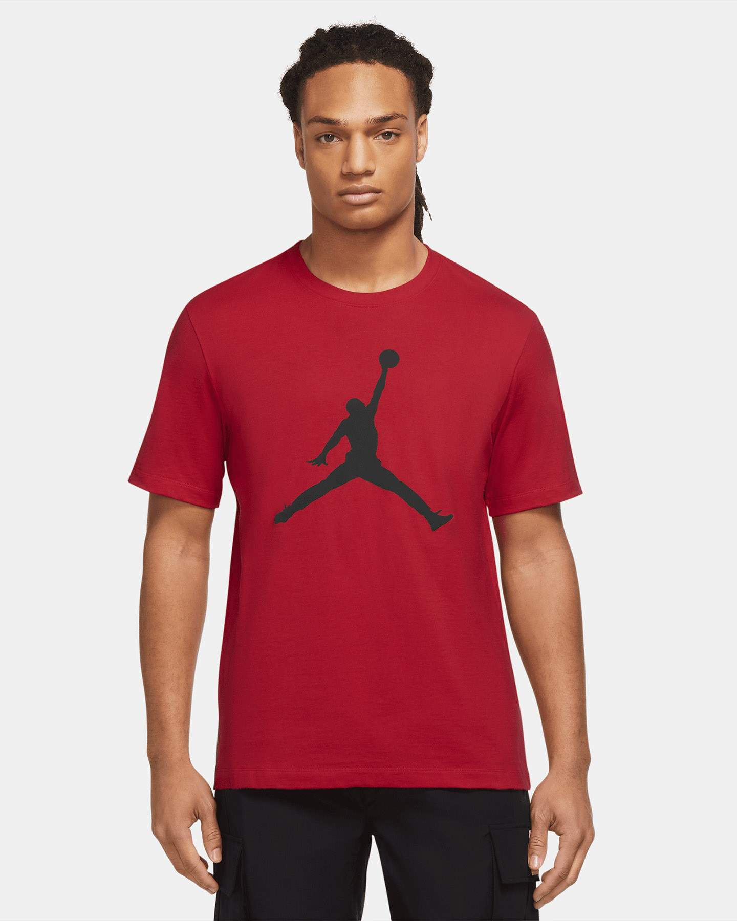 Maglia basket NIKE JORDAN JUMPMAN CREW M - Rosso - 3 | Cisalfa Sport
