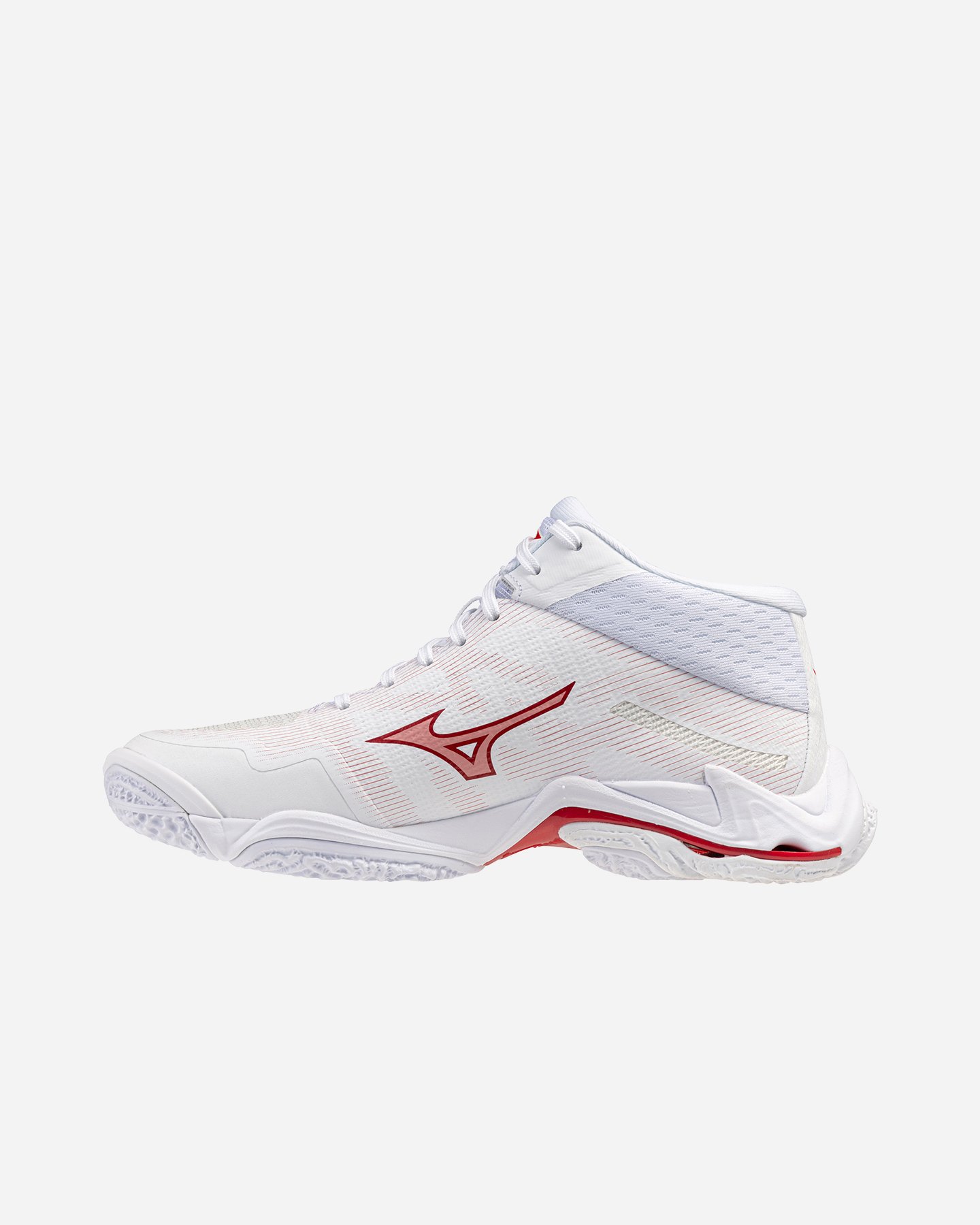 Scarpe volley MIZUNO WAVE LIGHTNING ELITE MID W - Bianco - 4 | Cisalfa Sport