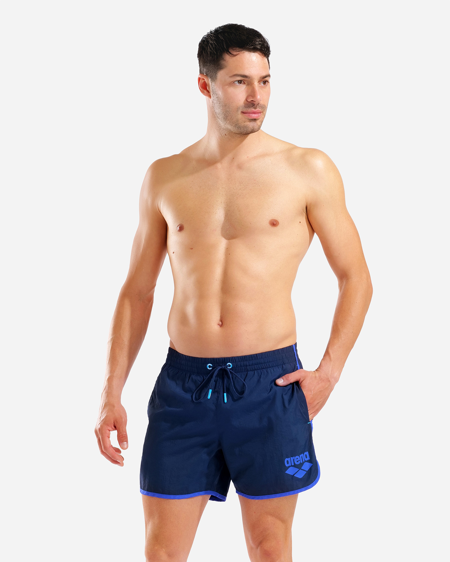 Boxer mare ARENA BIG LOGO M - Blu - 0 | Cisalfa Sport