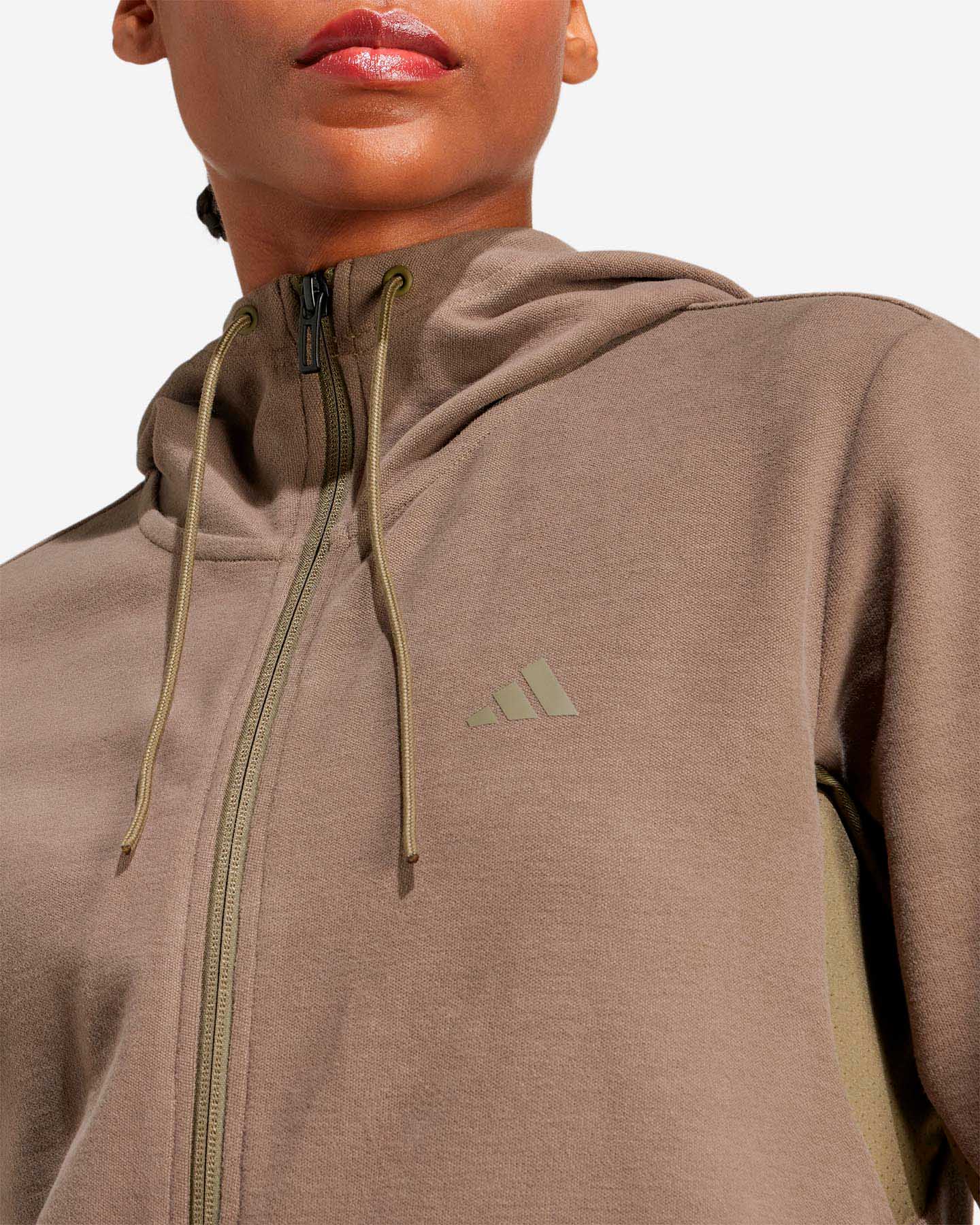 Felpa training ADIDAS CLASSIC W - Verde - 4 | Cisalfa Sport