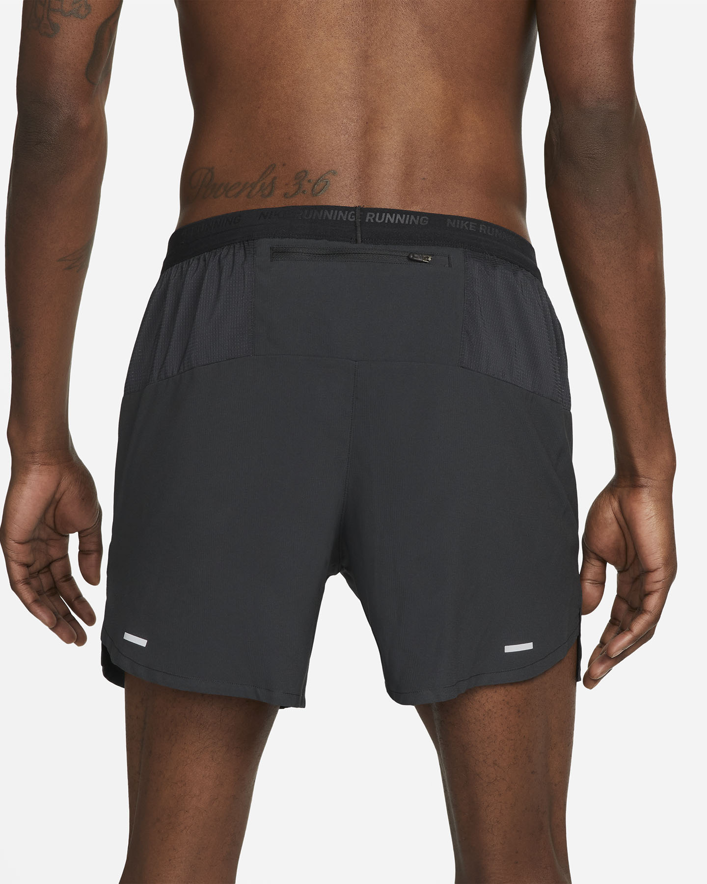 Short running NIKE DRI FIT STRIDE 5IN M - Nero - 3 | Cisalfa Sport