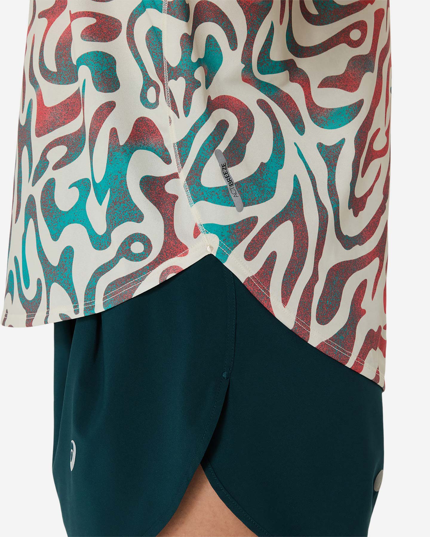 T-shirt running ASICS ROAD ALL OVER PRINT W - Color mix - 5 | Cisalfa Sport