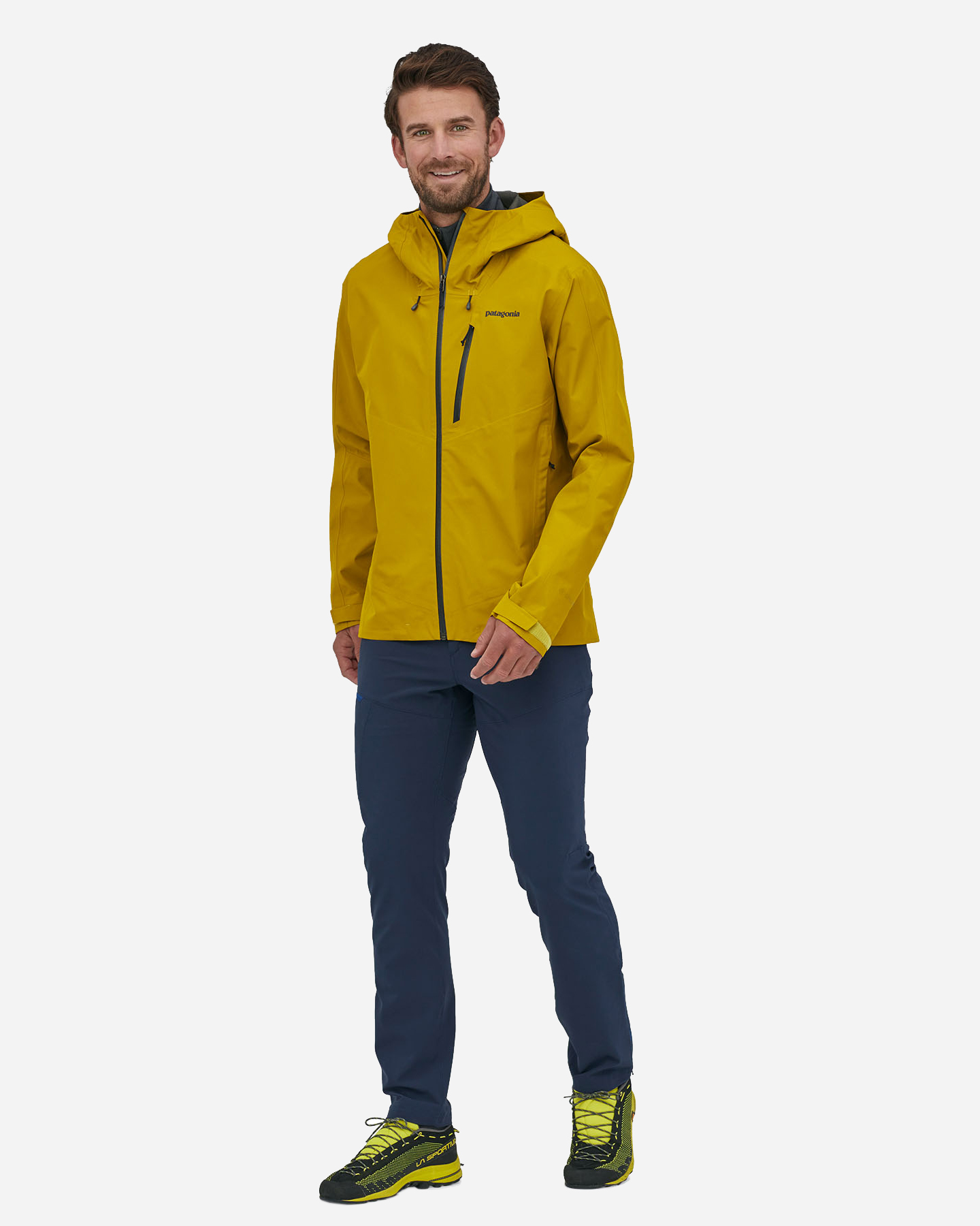 Giacca outdoor PATAGONIA CALCITE M TEX 2.5L GTX M - Verde - 3 | Cisalfa Sport