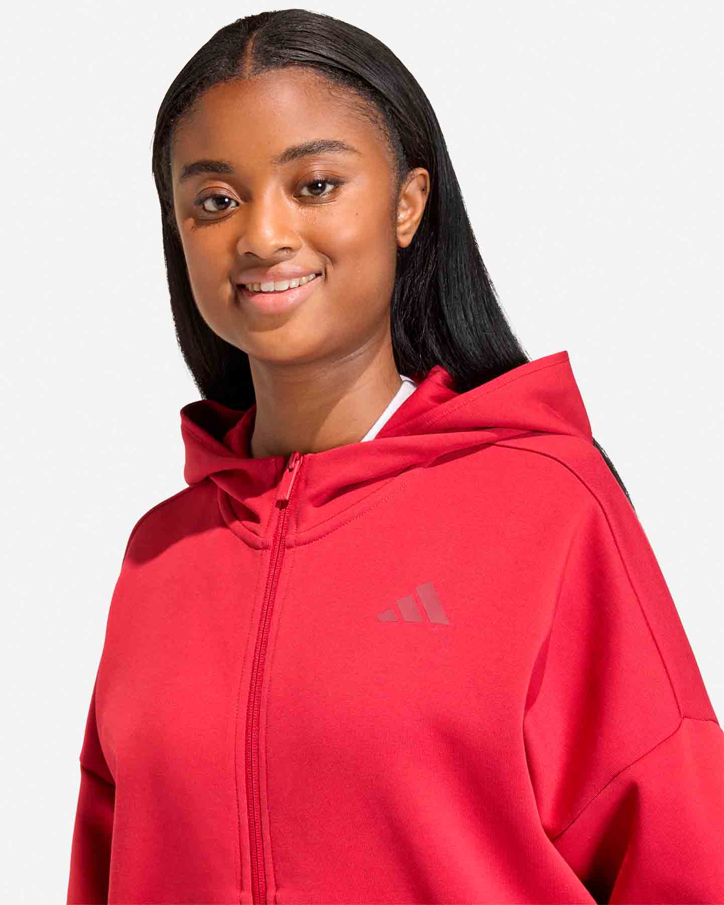 Felpa ADIDAS FUTURE ICONCS W - Rosso - 4 | Cisalfa Sport