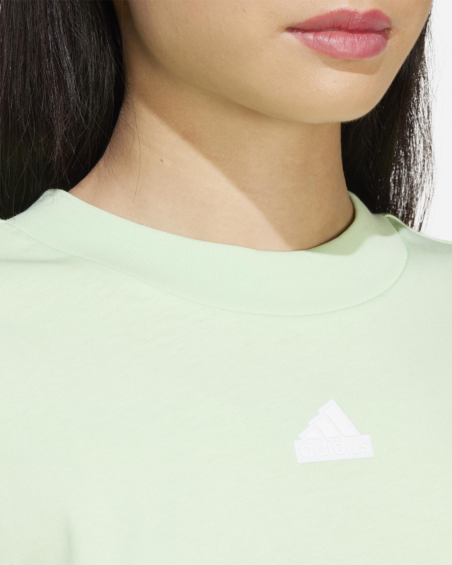 T-shirt ADIDAS 3STRIPES W - Verde - 5 | Cisalfa Sport