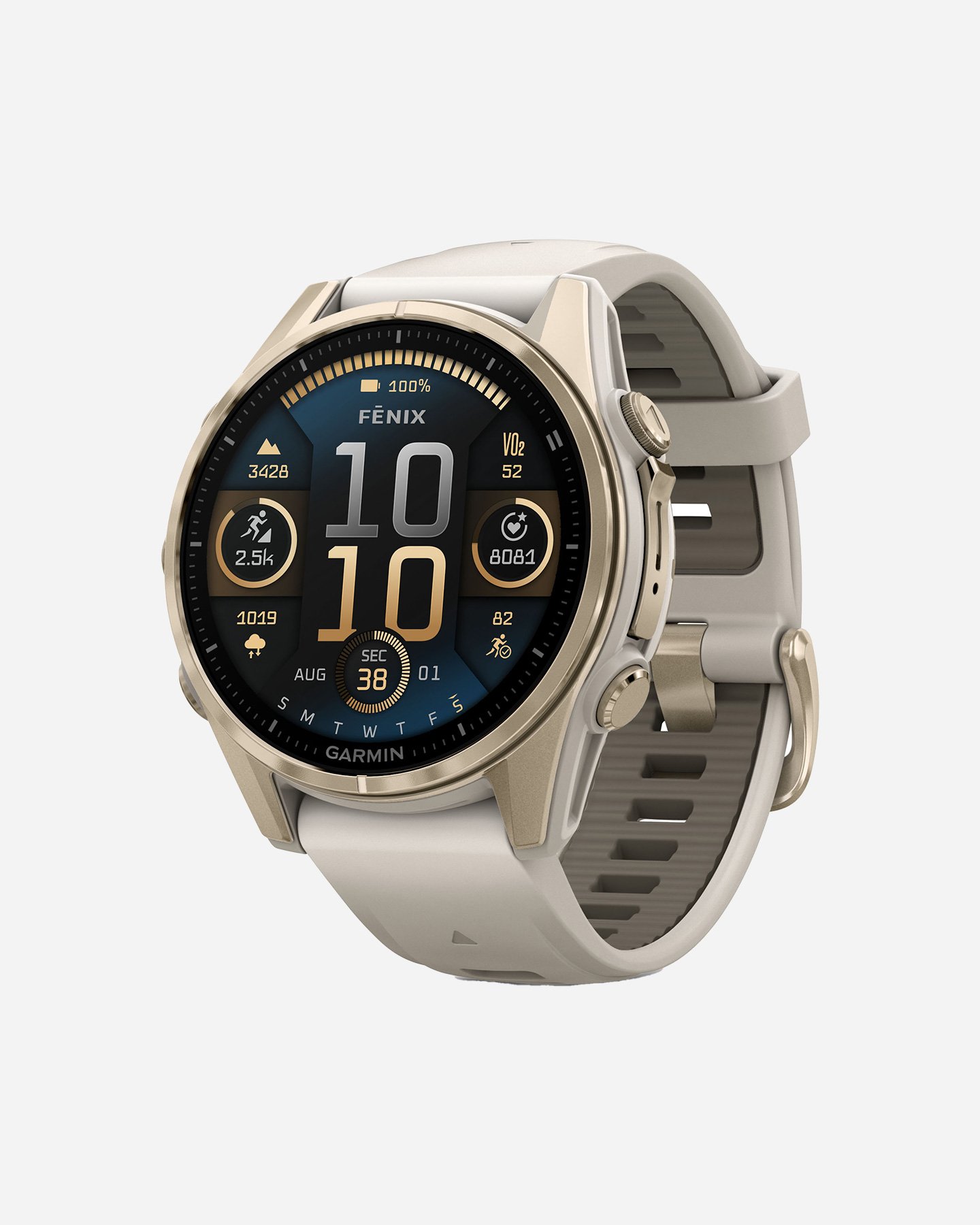 Orologio multifunzione GARMIN FENIX 8 AMOLED 43MM SAPPHIRE  - Oro - 2 | Cisalfa Sport