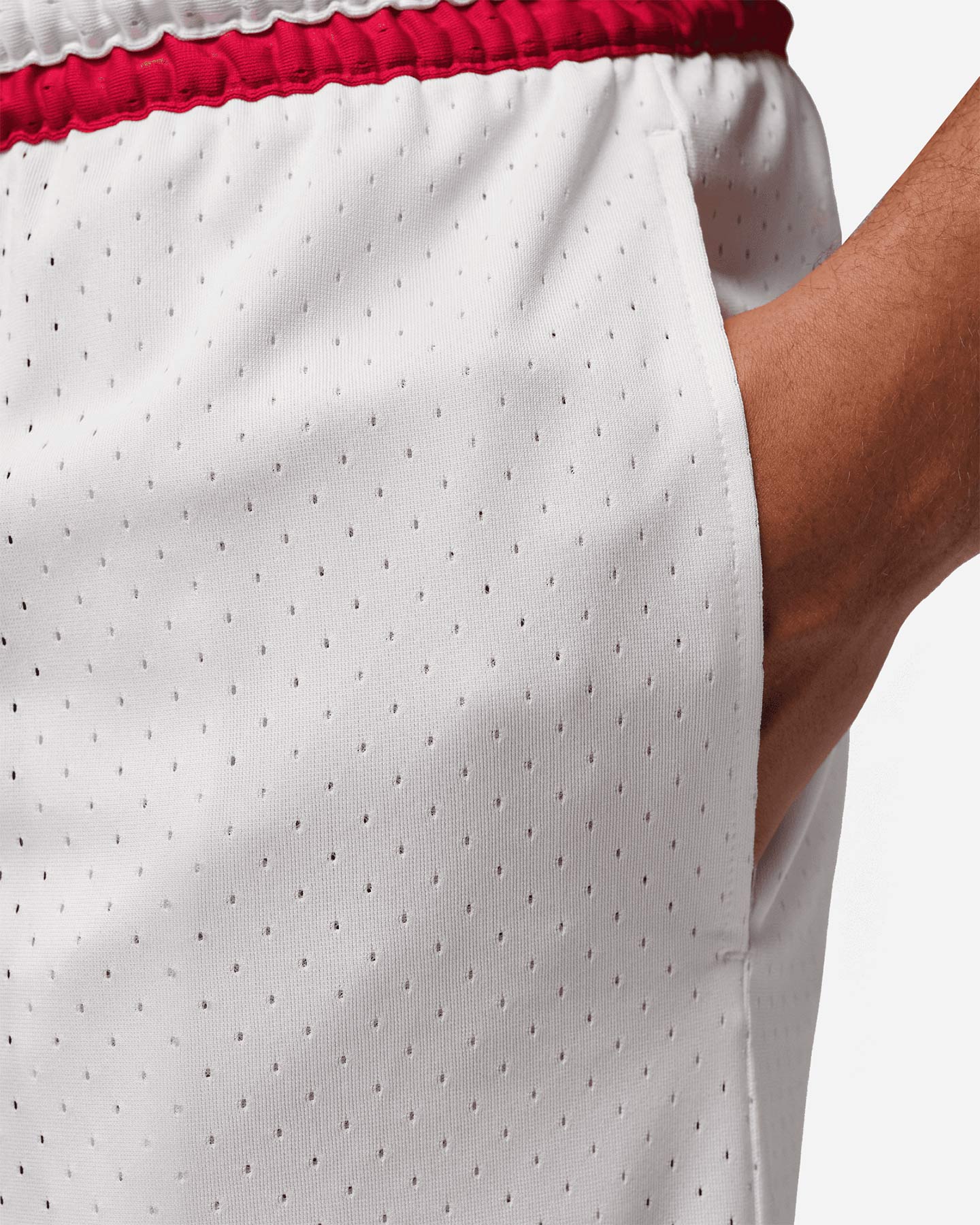 Pantaloncini basket NIKE JORDAN DRI FIT DIAMOND M - Bianco - 5 | Cisalfa Sport