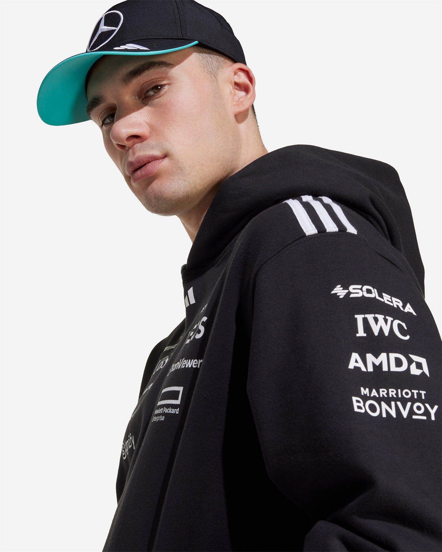 Fanwear ADIDAS MERCEDES TM M - Nero - 4 | Cisalfa Sport