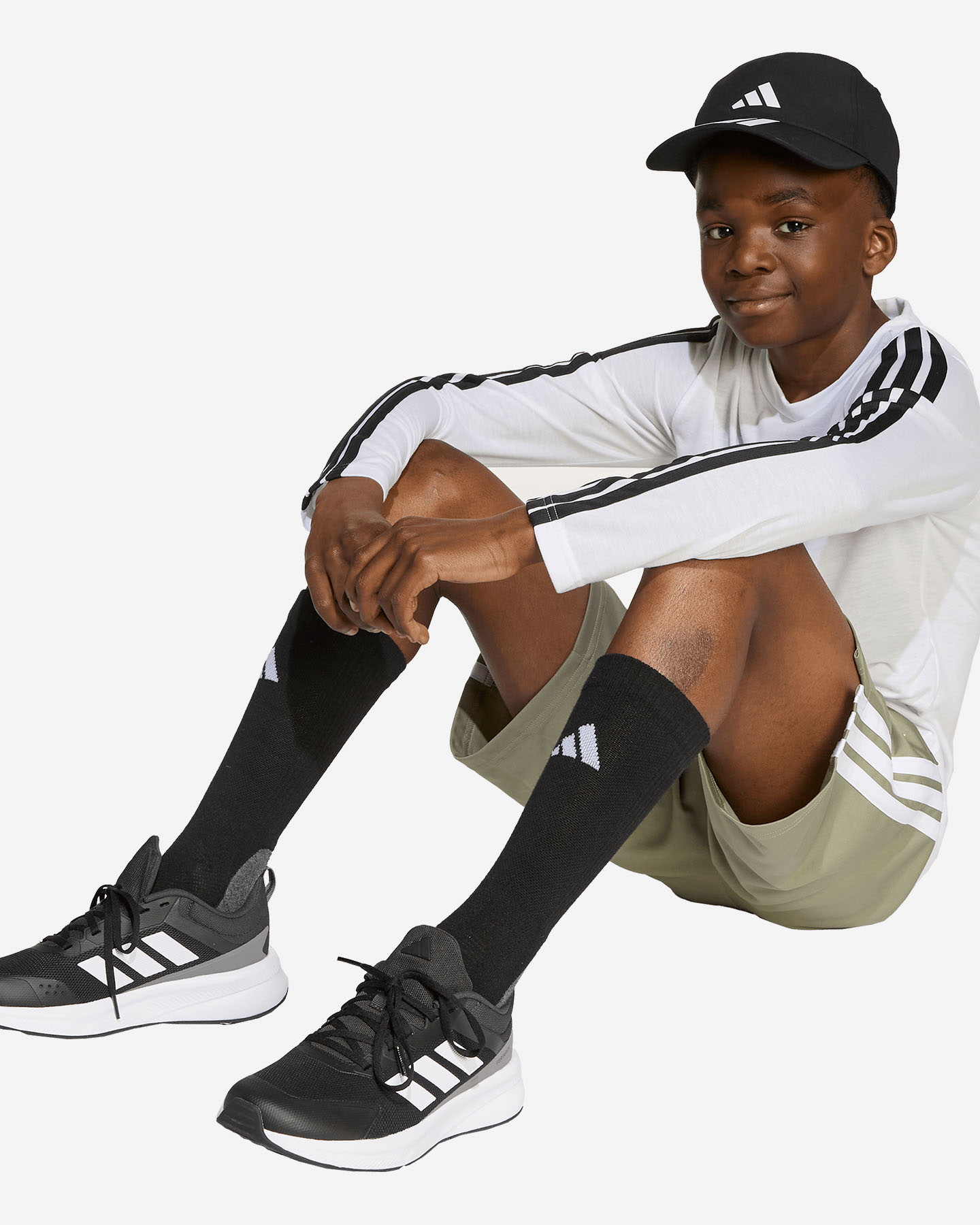 T-shirt ADIDAS 3STRIPES JR - Bianco - 3 | Cisalfa Sport