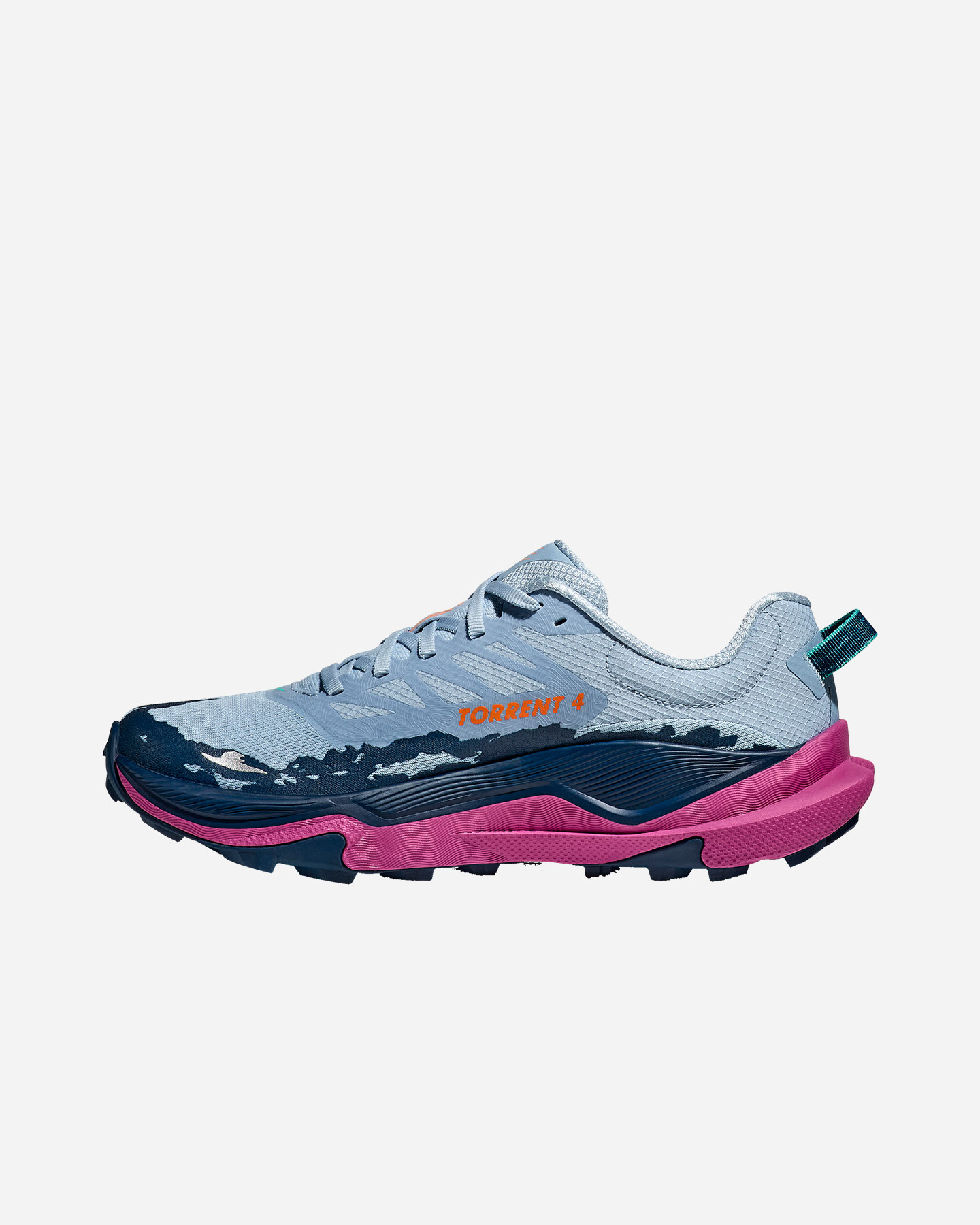 Scarpe trail HOKA TORRENT 4 W - Azzurro - 5 | Cisalfa Sport