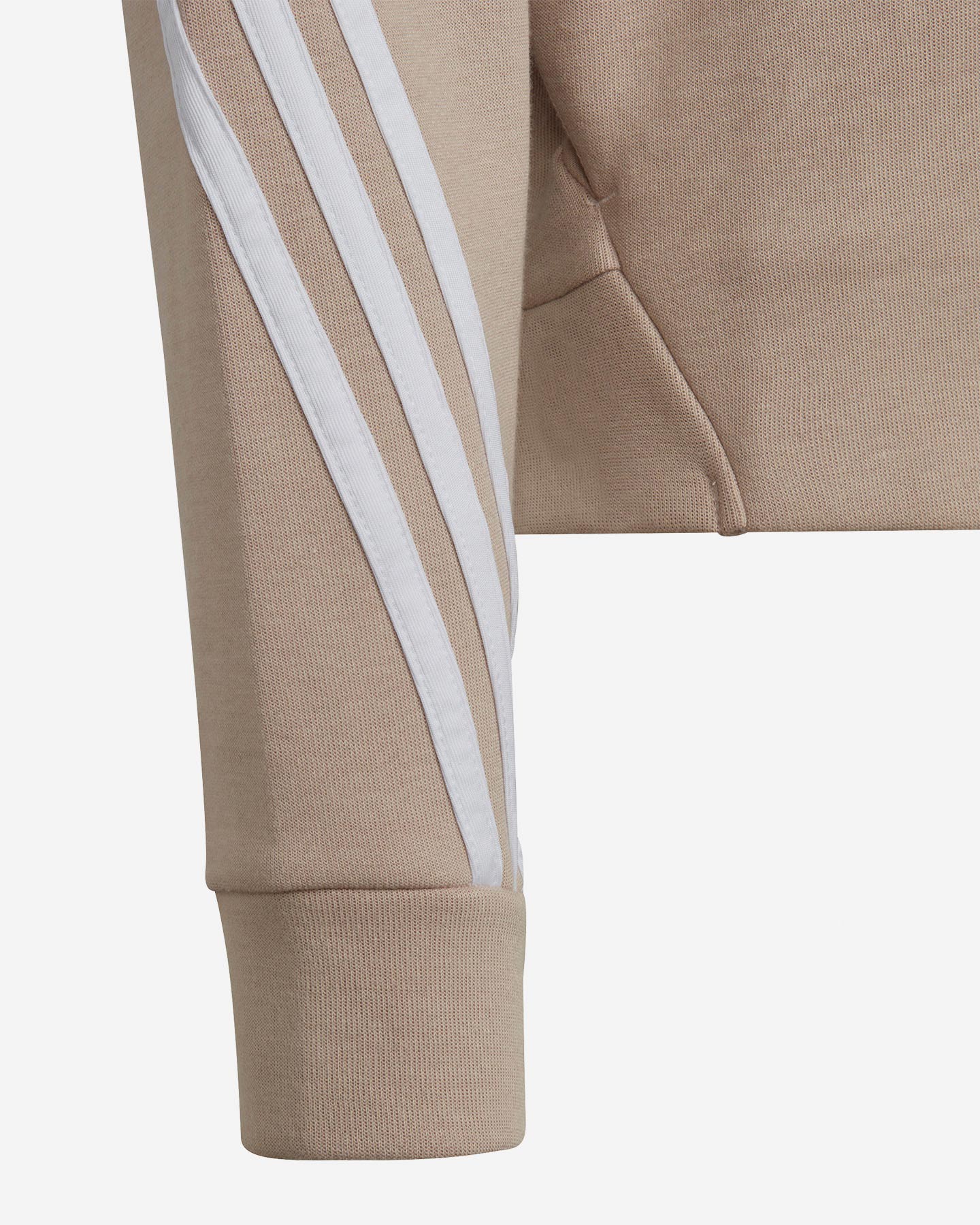 Felpa ADIDAS 3STRIPES JR - Marrone - 4 | Cisalfa Sport