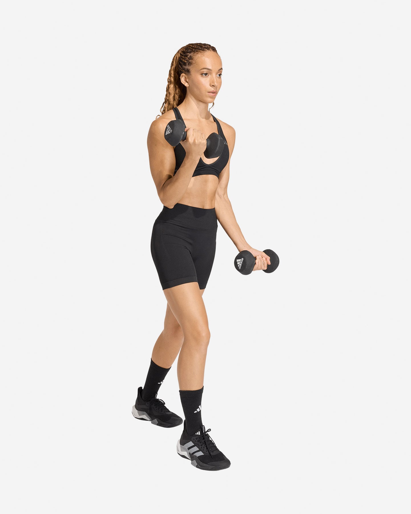 Short training ADIDAS WORKOUT ESSENTIALS W - Nero - 2 | Cisalfa Sport