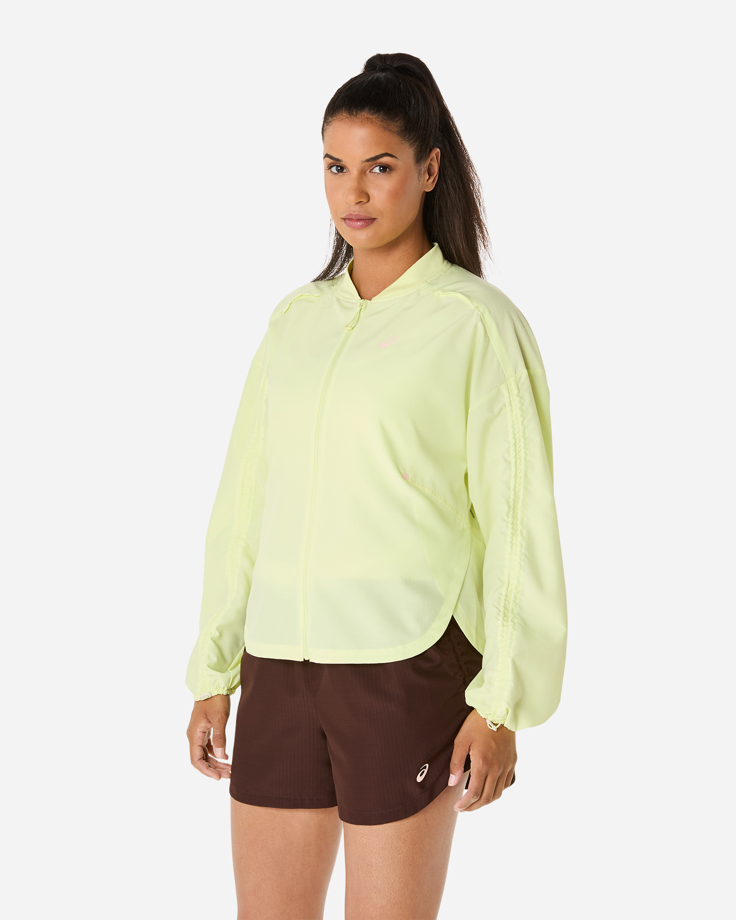 Giacca running ASICS NAGINO RUN W - Giallo - 1 | Cisalfa Sport