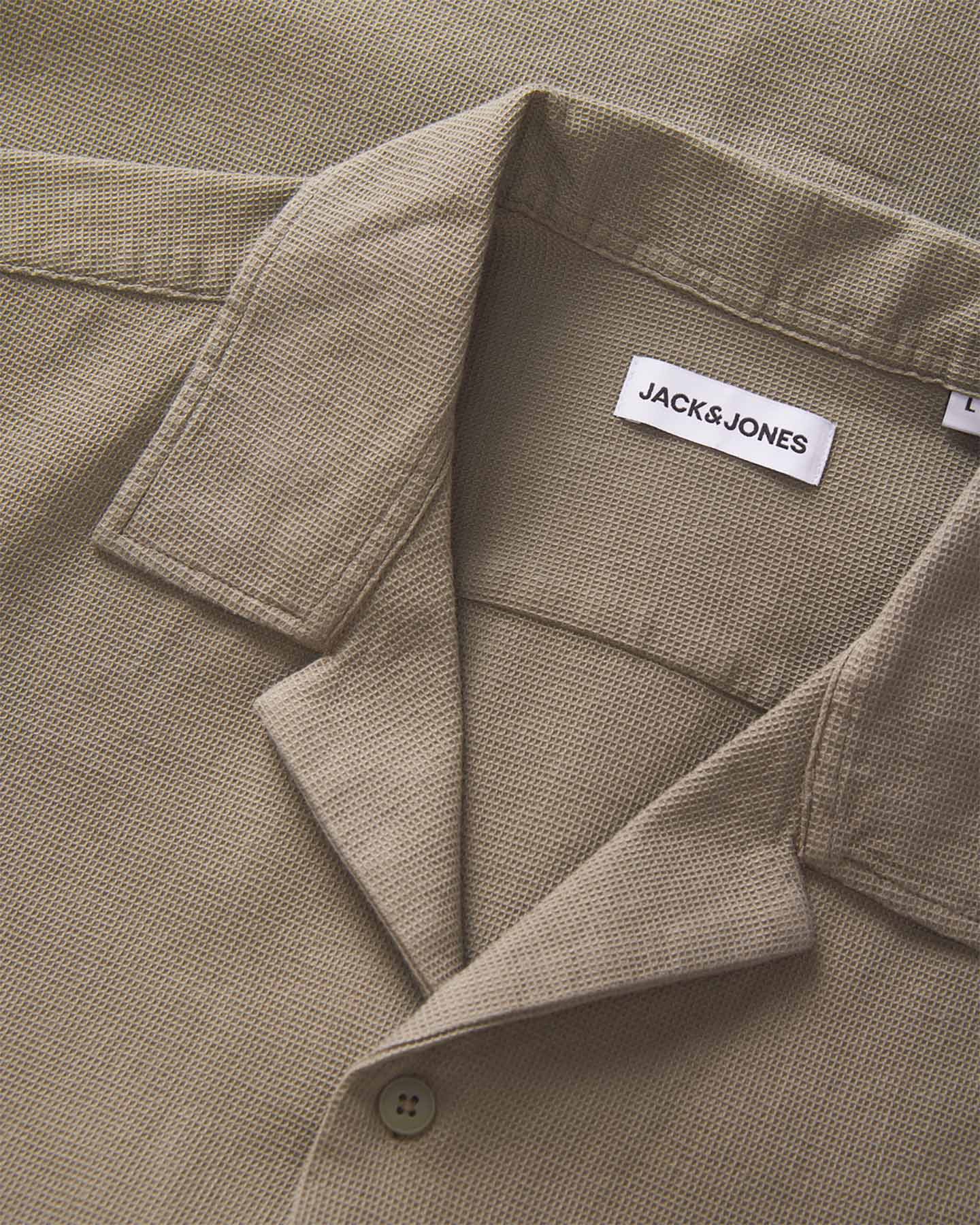 Camicia JACK & JONES JJGLOBAL M - Beige - 2 | Cisalfa Sport