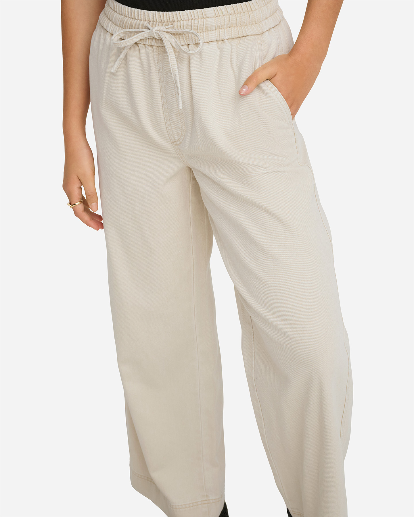 Pantalone ONLY MAISA WIDE L32 W - Beige - 5 | Cisalfa Sport