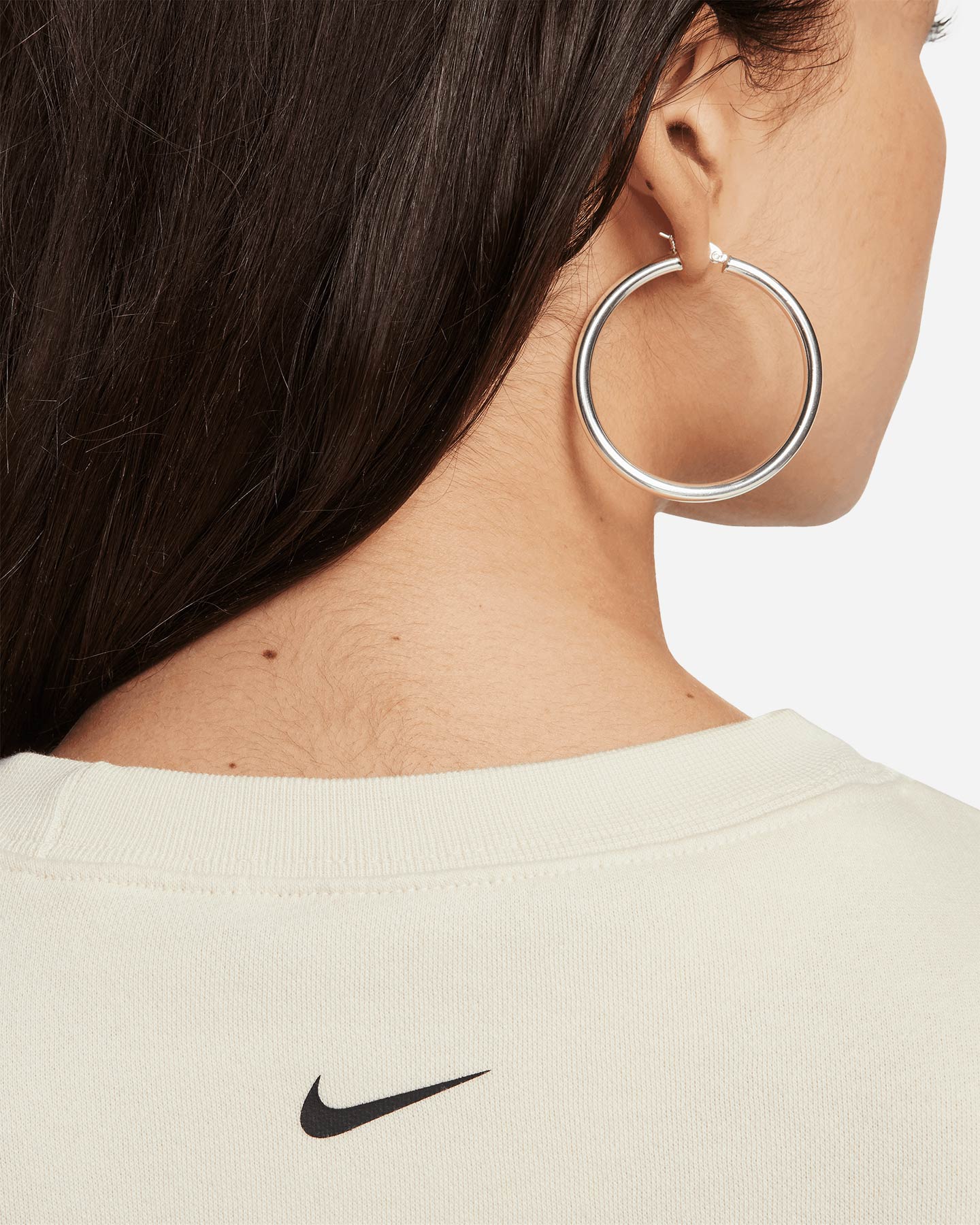 Felpa NIKE SWOOSH BIG LOGO W - Bianco - 3 | Cisalfa Sport