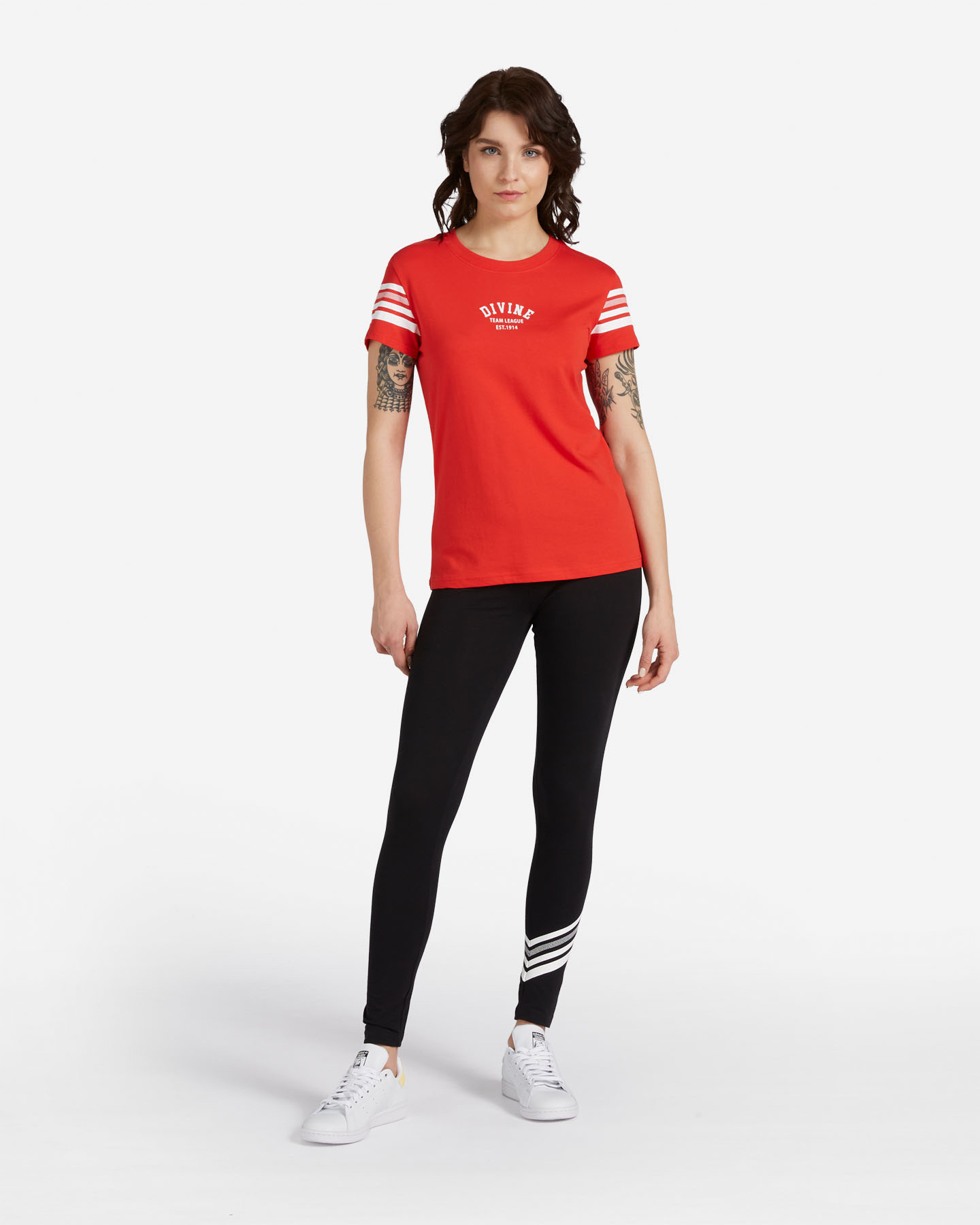 T-shirt ADMIRAL VARSITY W - Rosso - 1 | Cisalfa Sport