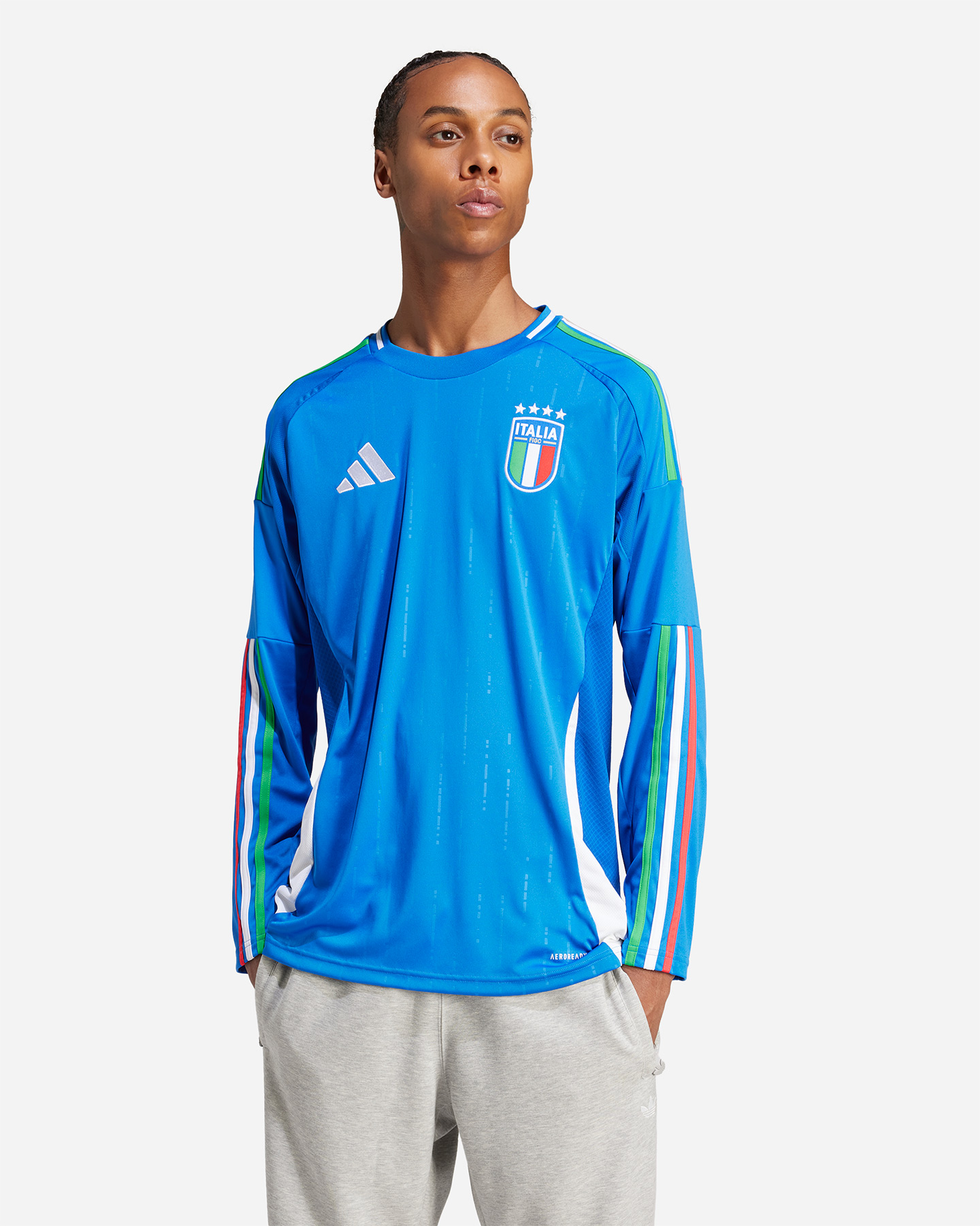 Maglia calcio ufficiale ADIDAS ITALIA FIGC HOME M - Blu - 2 | Cisalfa Sport
