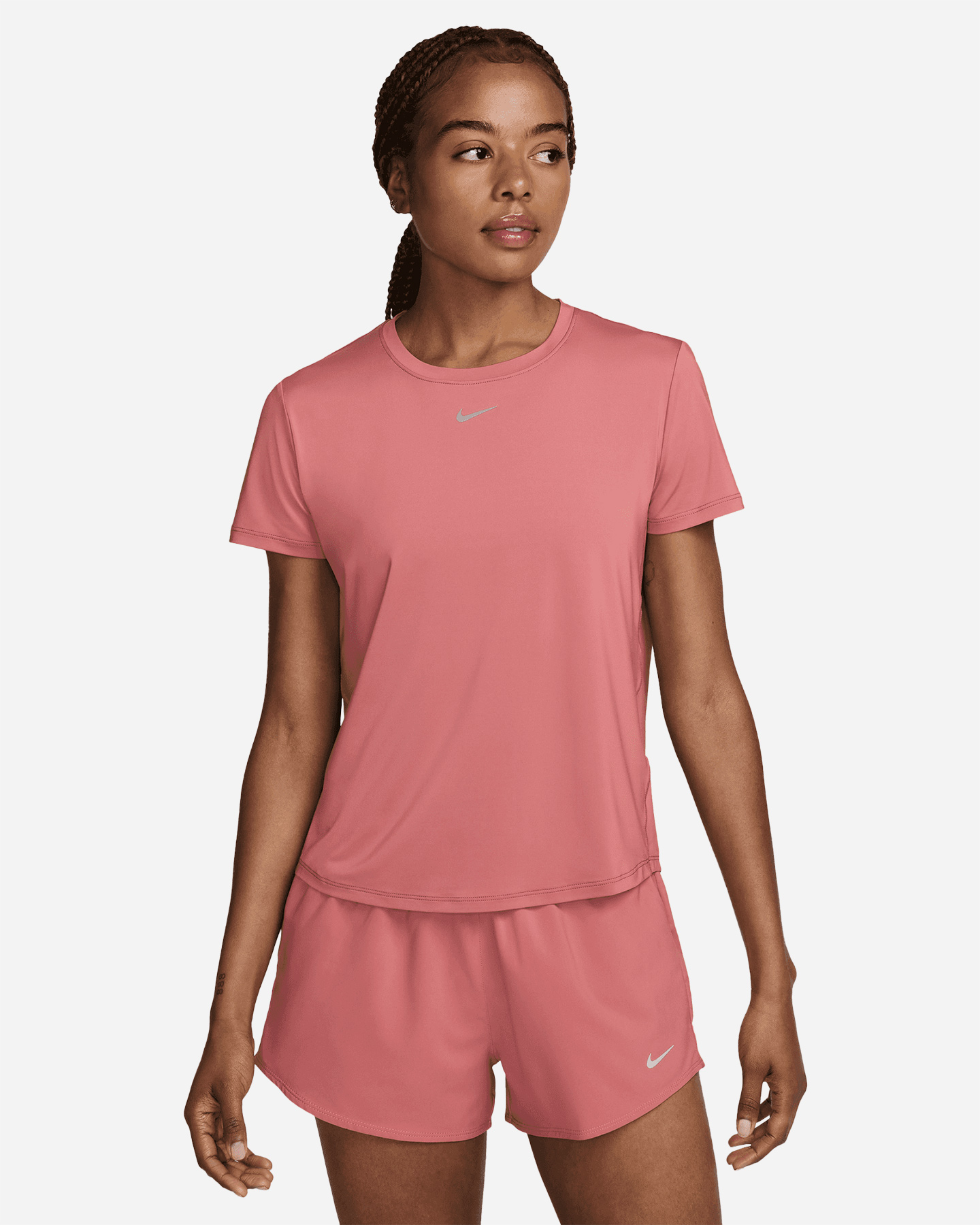 T-shirt training NIKE SMALL LOGO W - Rosa - 0 | Cisalfa Sport