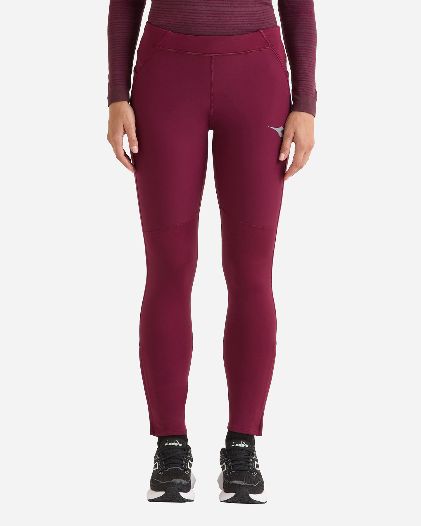 Fuseaux running DIADORA WINTER PROTECTION W - Rosso - 1 | Cisalfa Sport