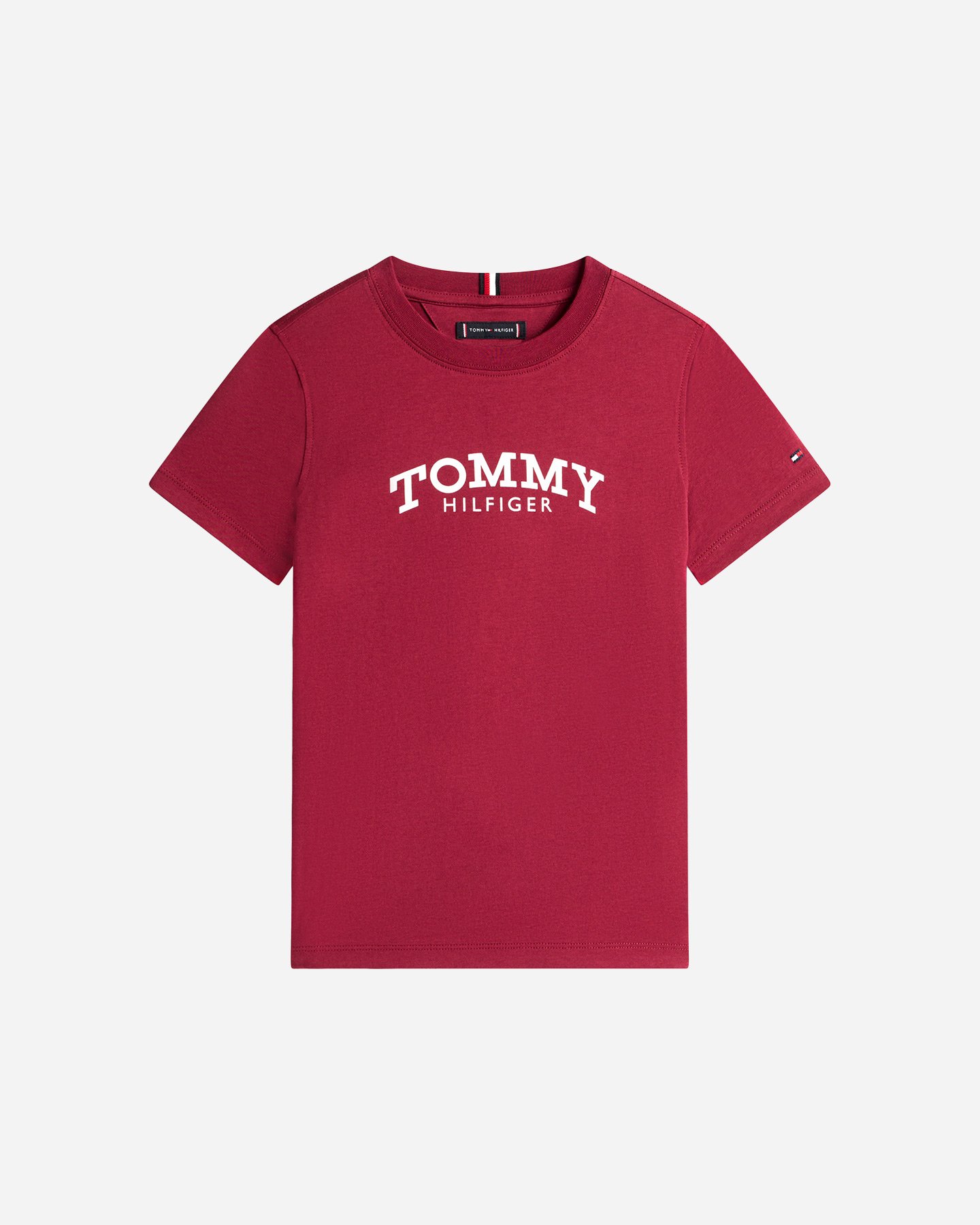 T-shirt TOMMY HILFIGER MONOTYPE PRINT JR - Rosso - 0 | Cisalfa Sport