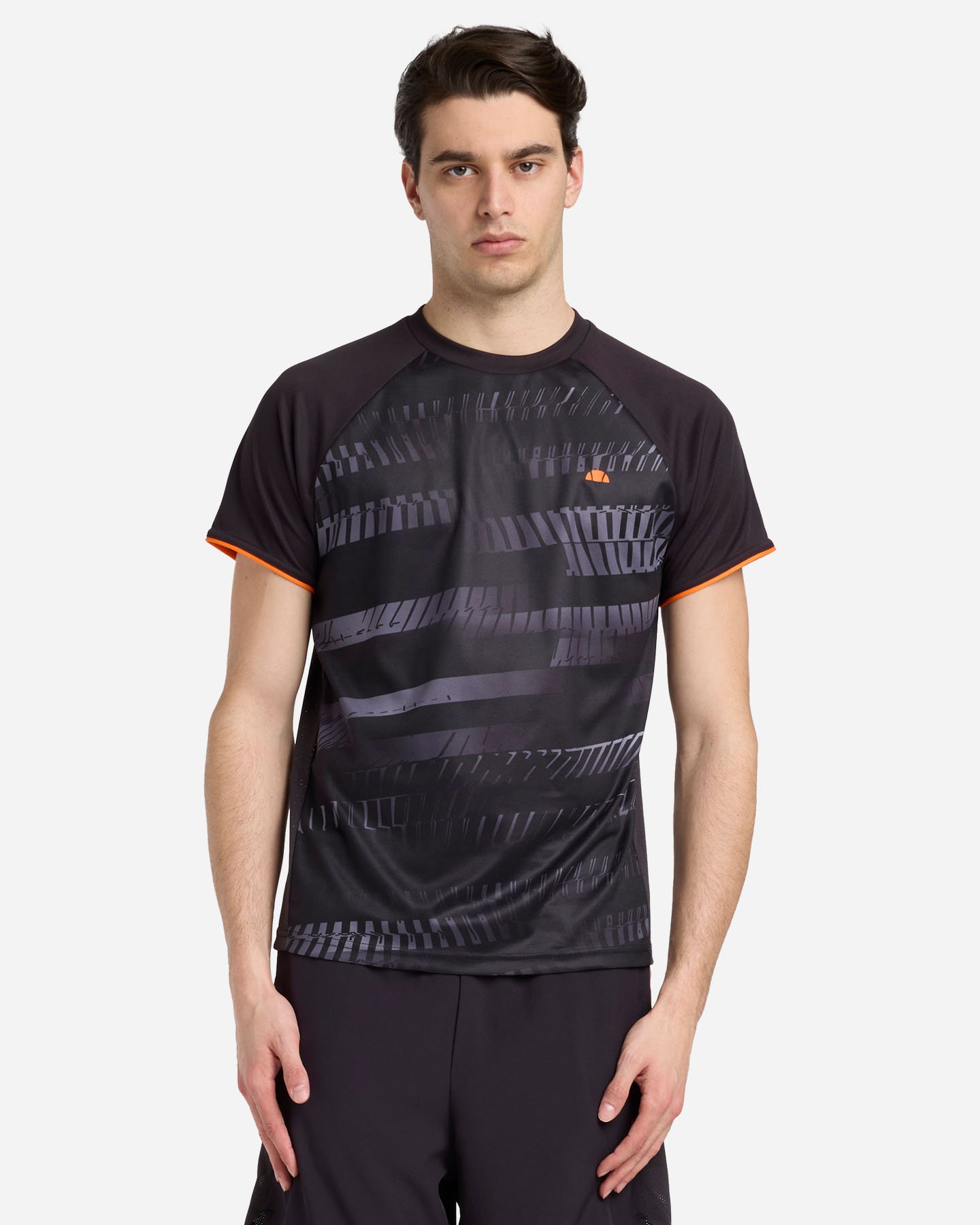 T-shirt tennis ELLESSE BOUNCE M - Nero - 1 | Cisalfa Sport
