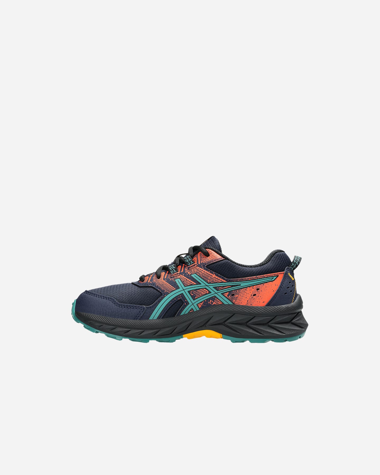 Scarpe trail ASICS VENTURE 9 JR - Blu Navy - 5 | Cisalfa Sport