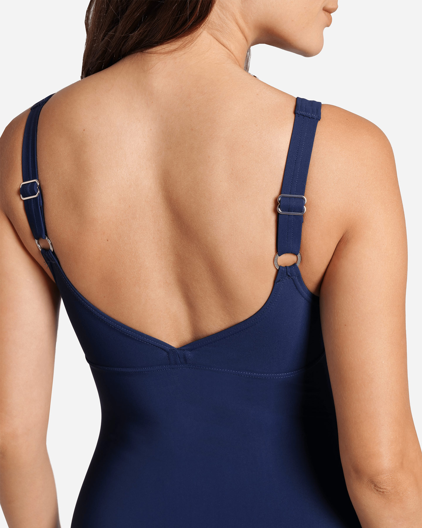 Costume piscina ARENA MILENA W - Blu Navy - 5 | Cisalfa Sport