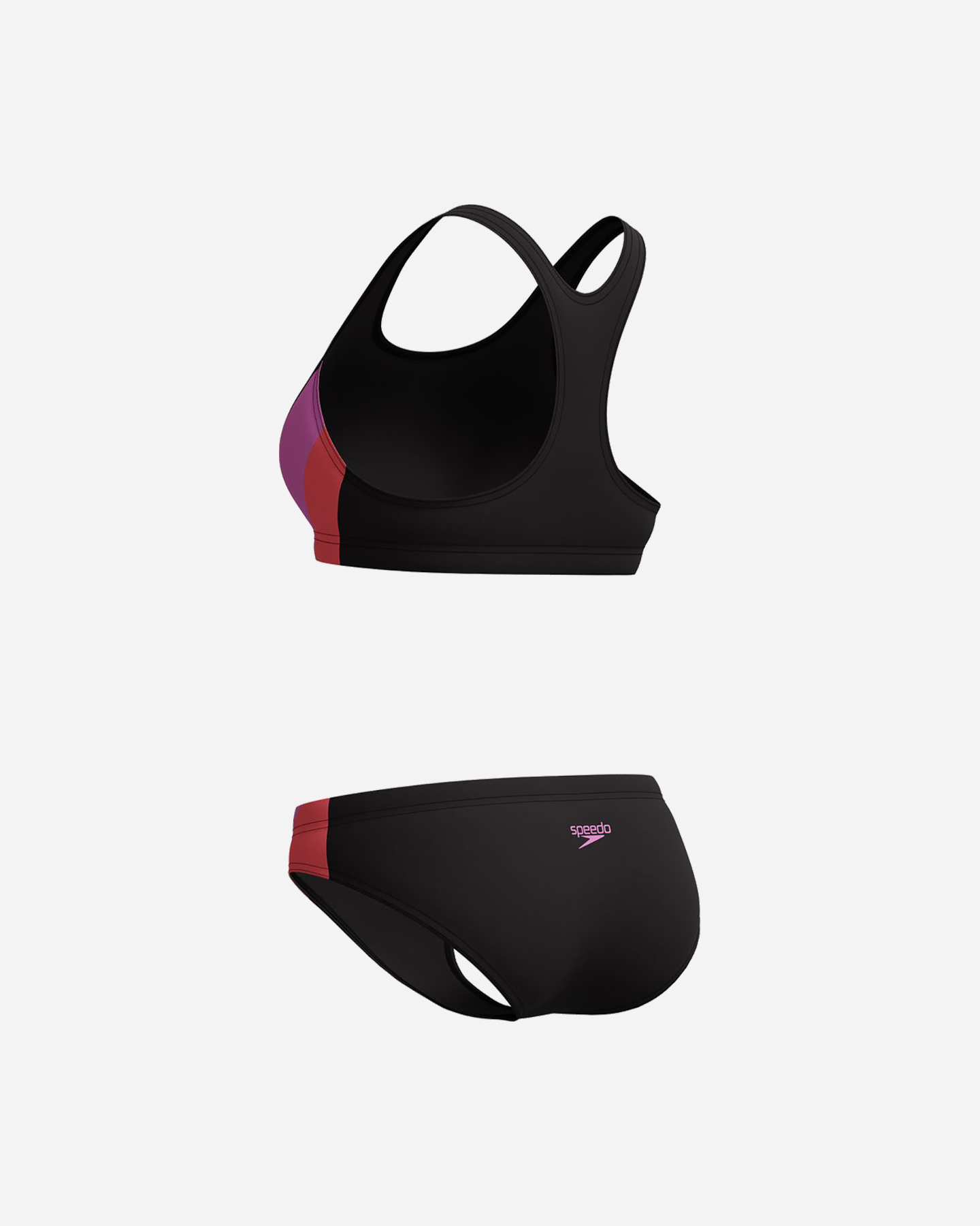 Costume piscina SPEEDO COLOUR BLOCK W - Nero - 4 | Cisalfa Sport