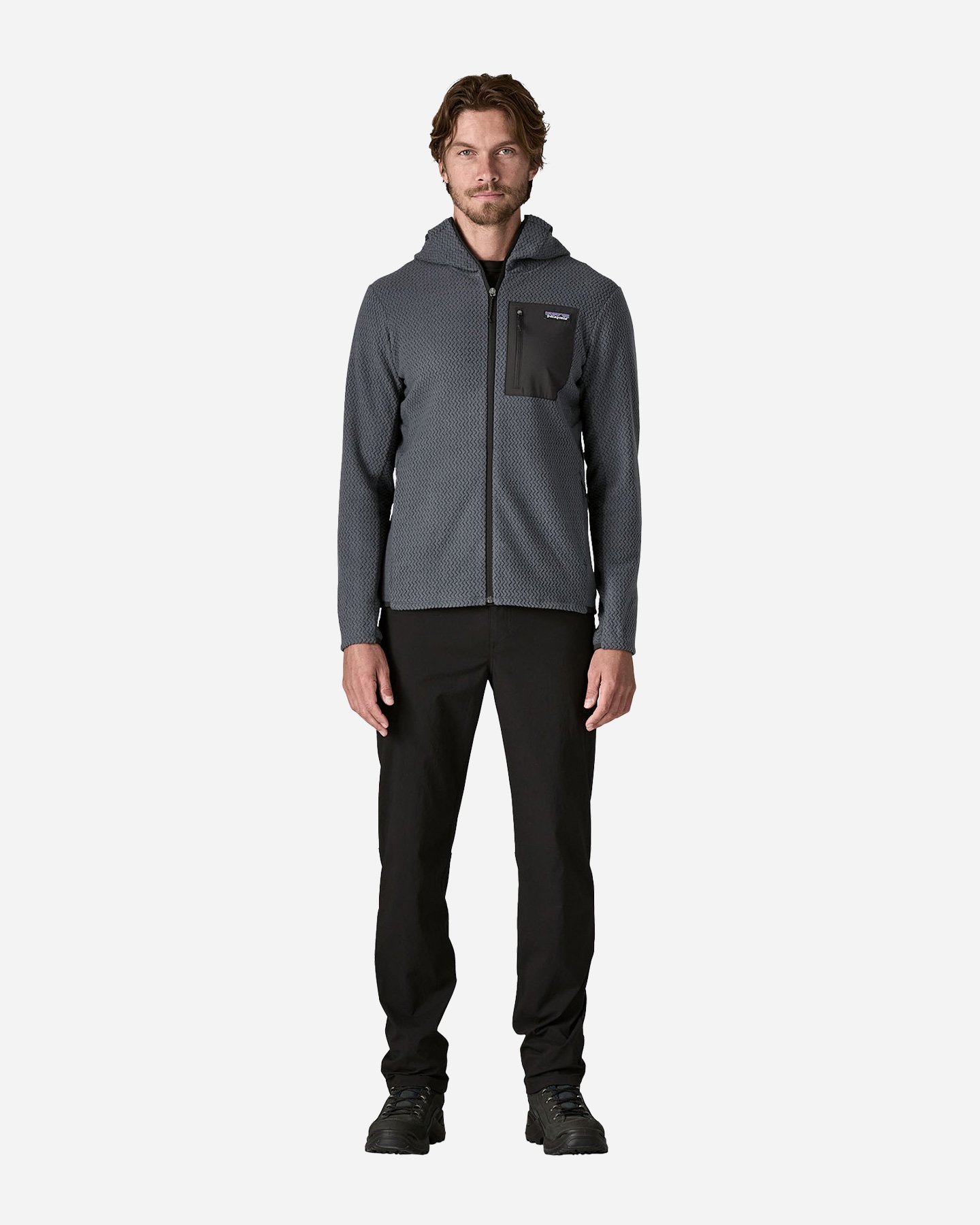 Pile PATAGONIA R1 M - Blu - 4 | Cisalfa Sport