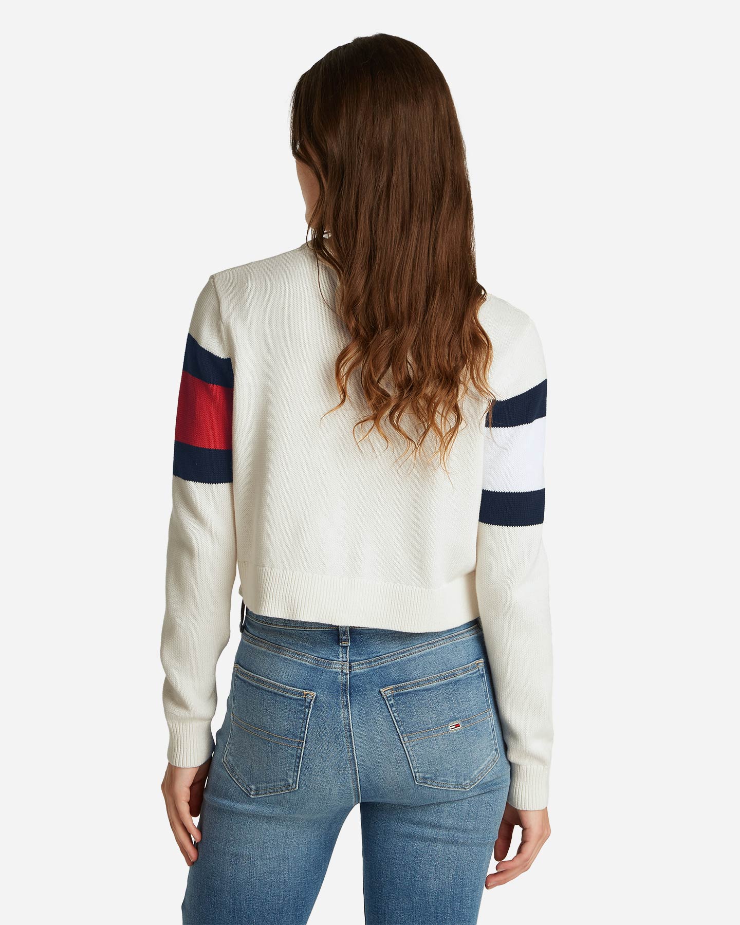 Maglione TOMMY HILFIGER CENTER FLAG W - Beige - 3 | Cisalfa Sport