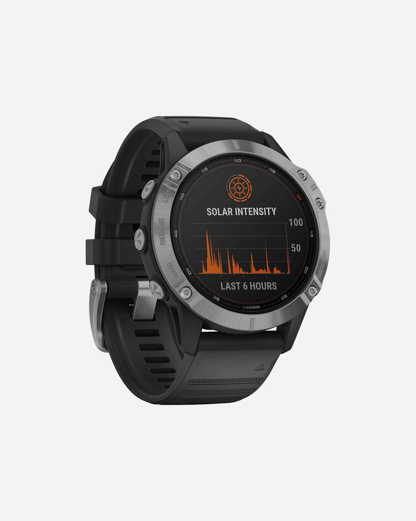 Orologio multifunzione GARMIN FENIX 6 SOLAR W - Nero - 1 | Cisalfa Sport