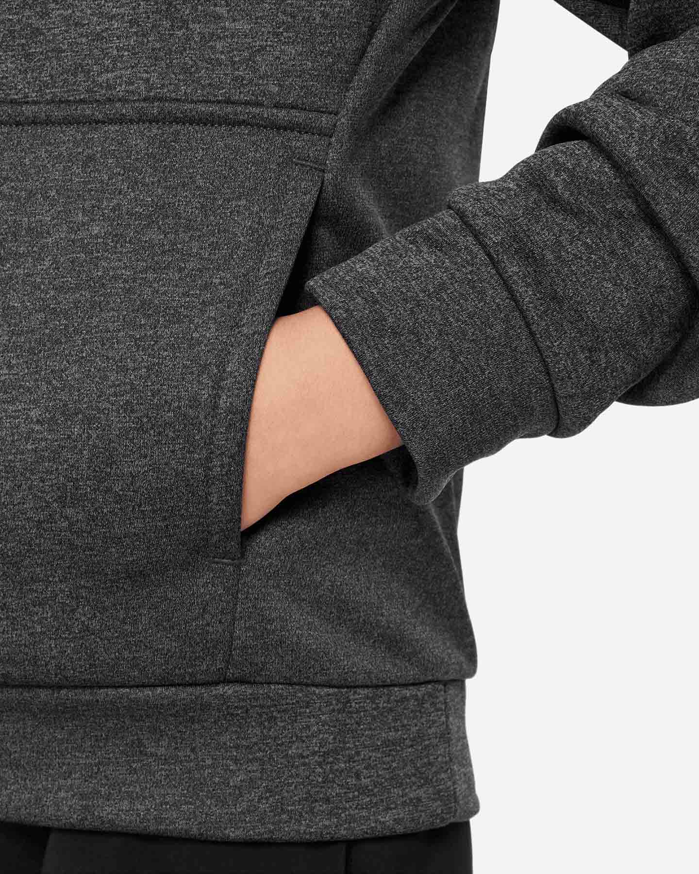 Felpa NIKE THERMA FIT JR - Grigio - 3 | Cisalfa Sport