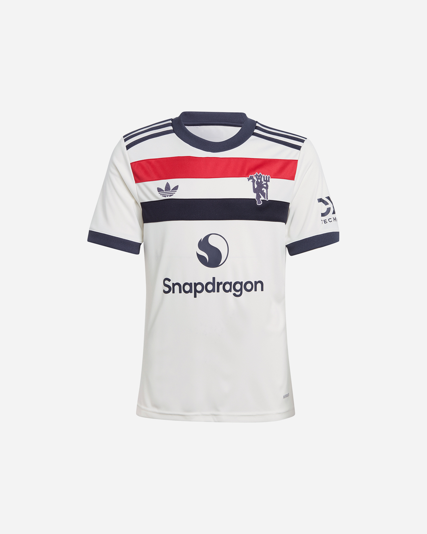 Adidas Manchester United 3rd 24-25 Jr - Maglia Calcio Ufficiale - Bianco