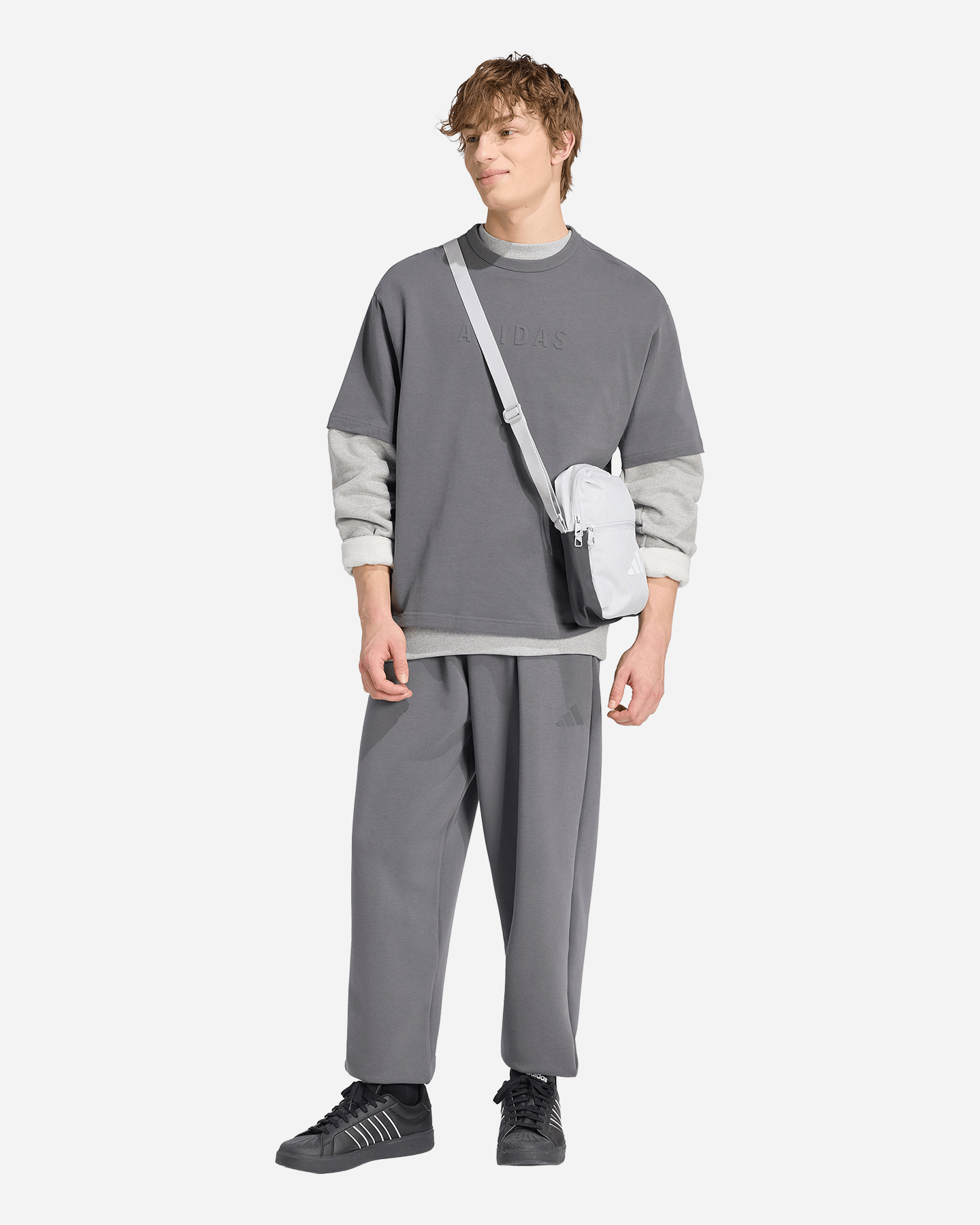 Pantalone ADIDAS SOFT LUX M - Antracite - 2 | Cisalfa Sport