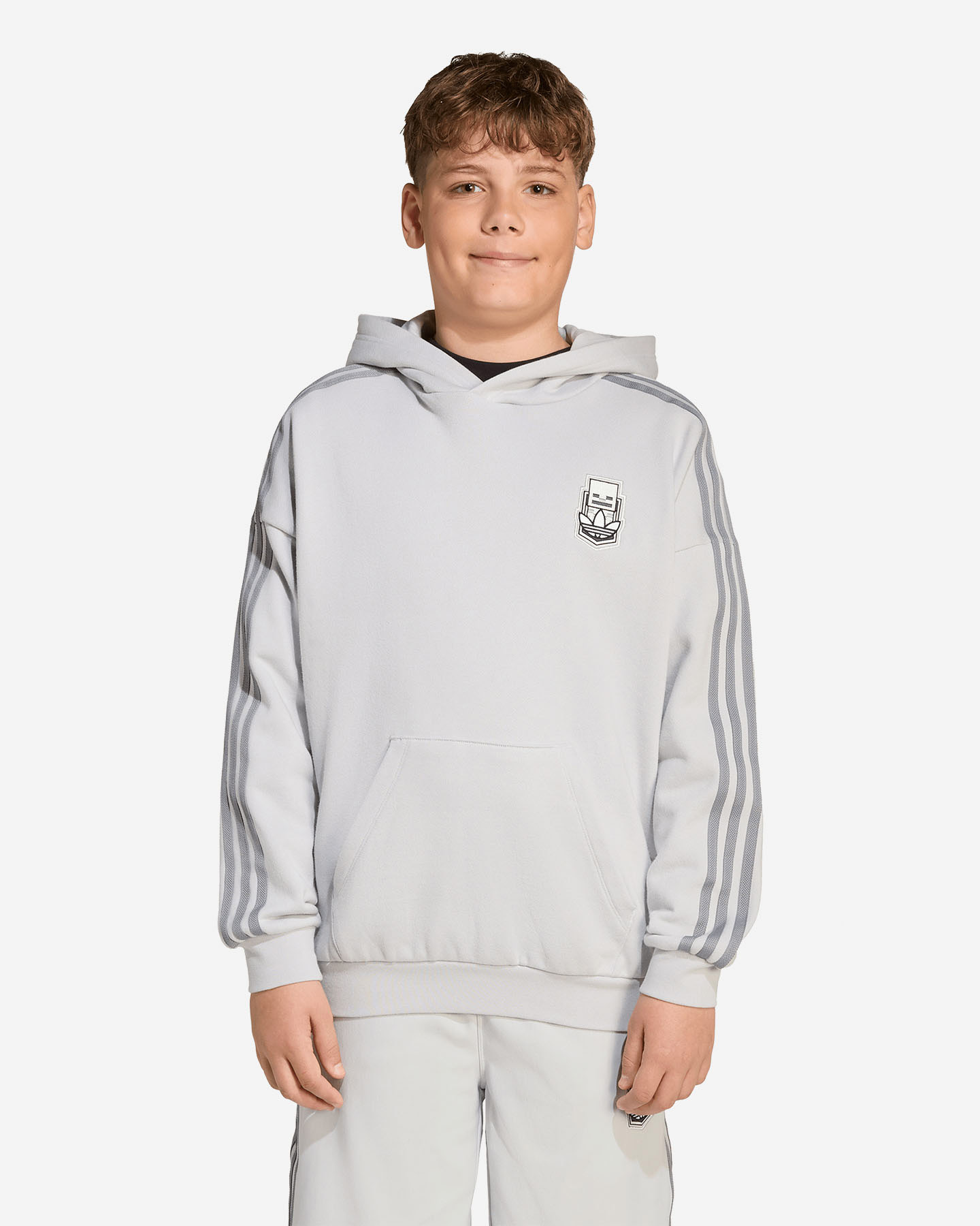 Felpa ADIDAS MINECRAFT JR - Grigio - 1 | Cisalfa Sport