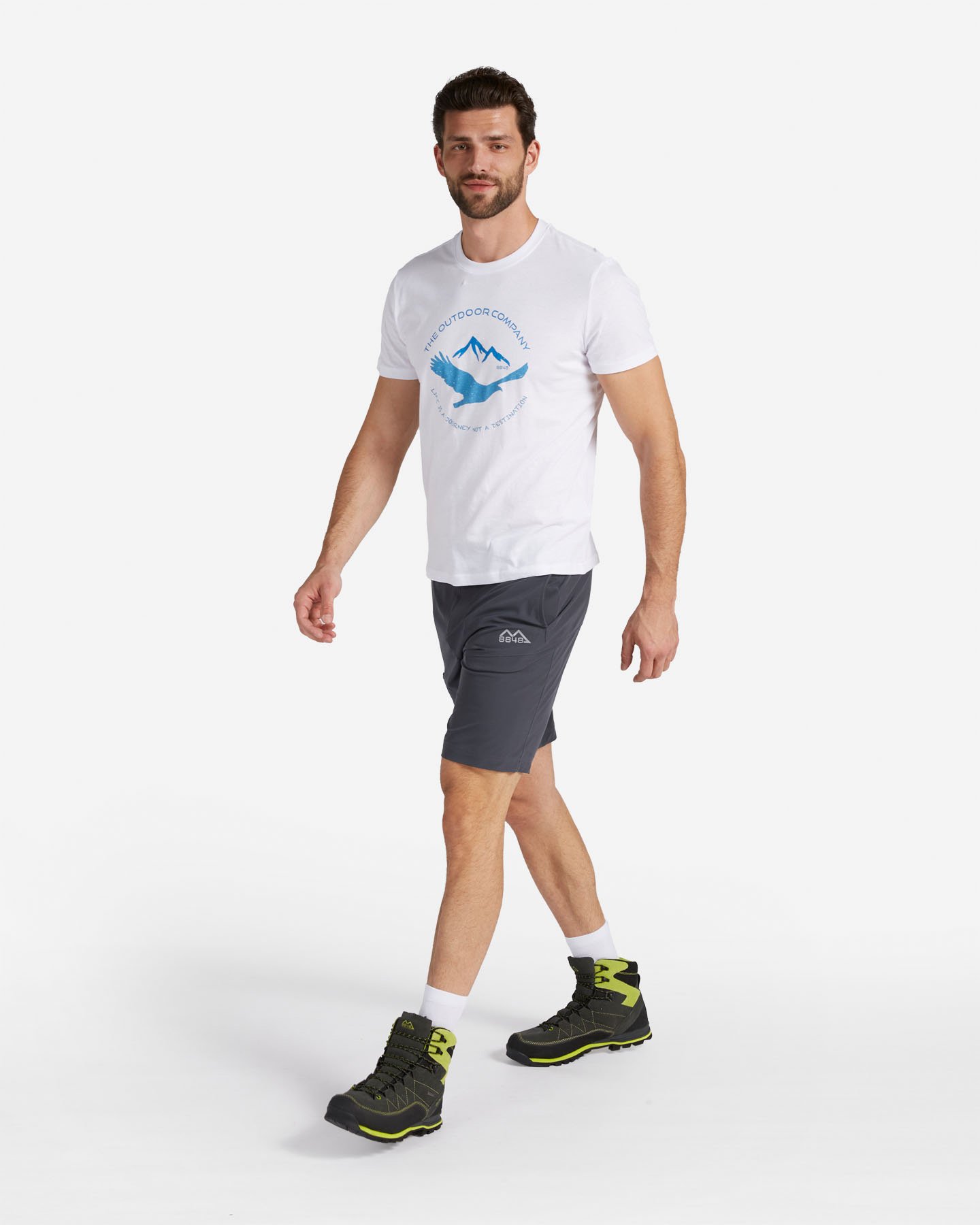 T-shirt 8848 MOUNTAIN ESSENTIAL M - Bianco - 3 | Cisalfa Sport