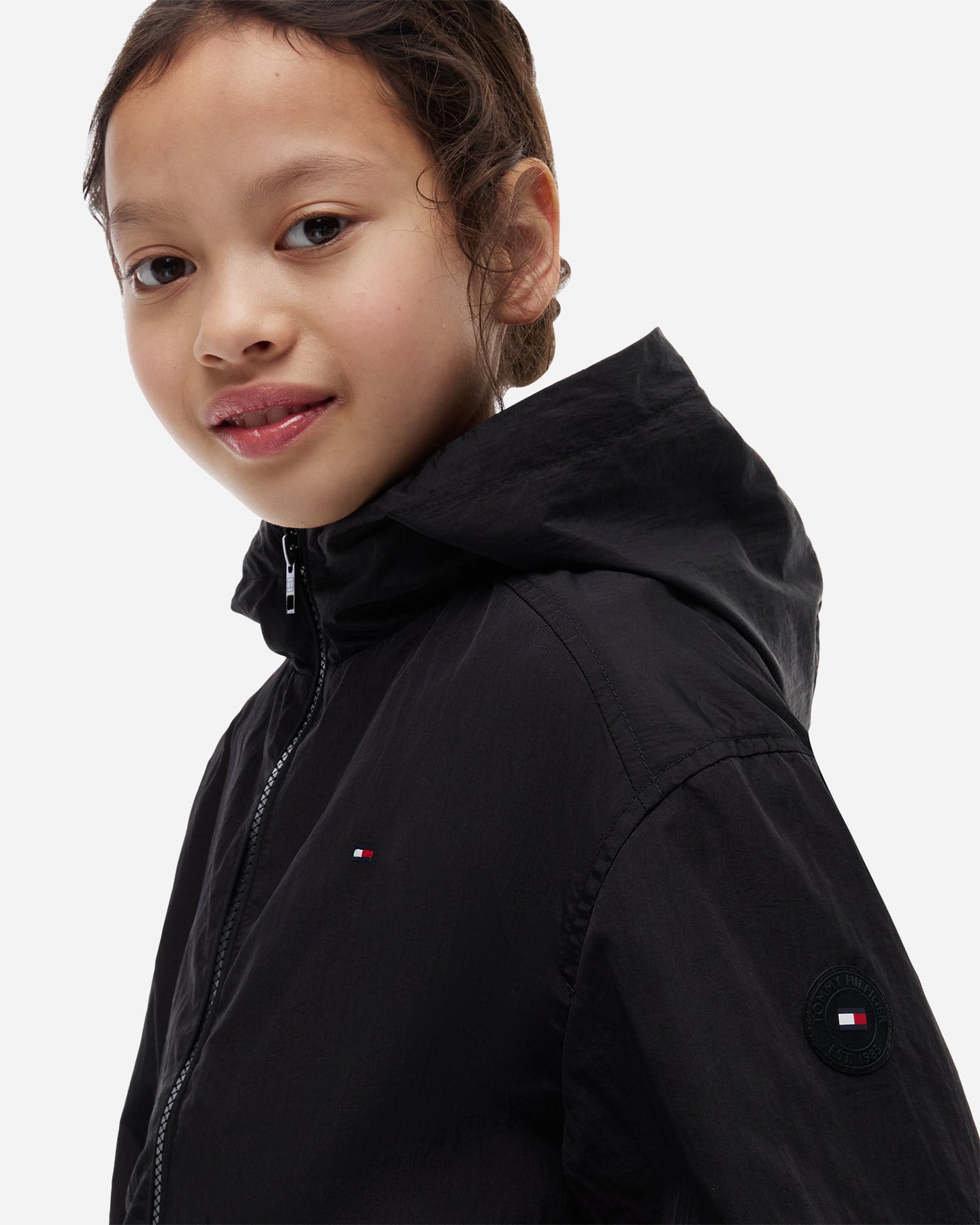 Giubbotto TOMMY HILFIGER SHINY FLAG JR - Nero - 4 | Cisalfa Sport