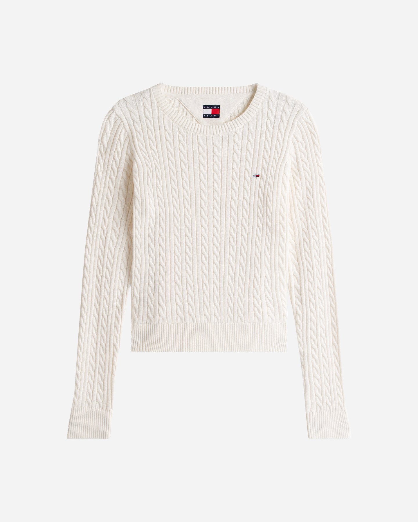 Maglione TOMMY HILFIGER CABLE ESSENTIAL W - Bianco - 0 | Cisalfa Sport