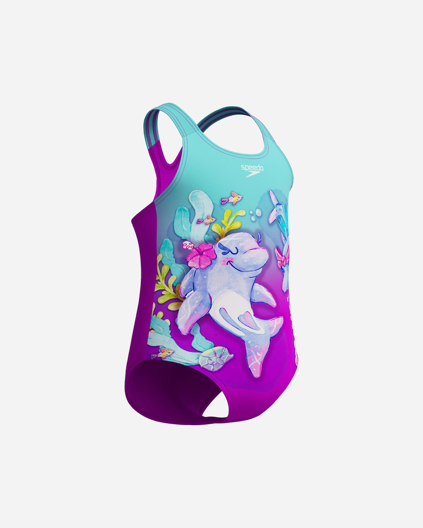 Costume piscina SPEEDO DIGITAL PRINTED JR - Viola - 1 | Cisalfa Sport