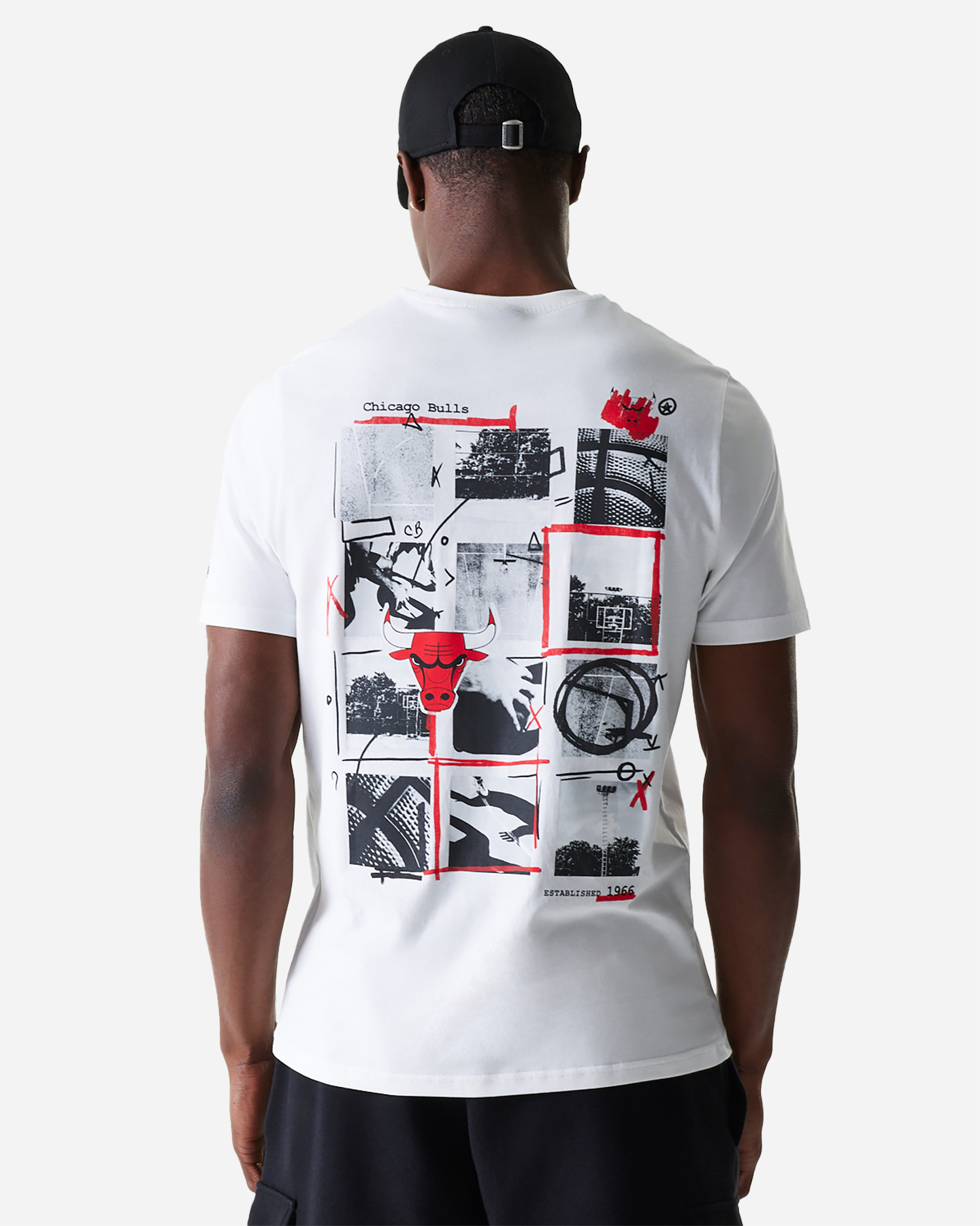 Maglia basket NEW ERA PHOTOGRAPH CHICAGO BULLS M - Nero - 1 | Cisalfa Sport