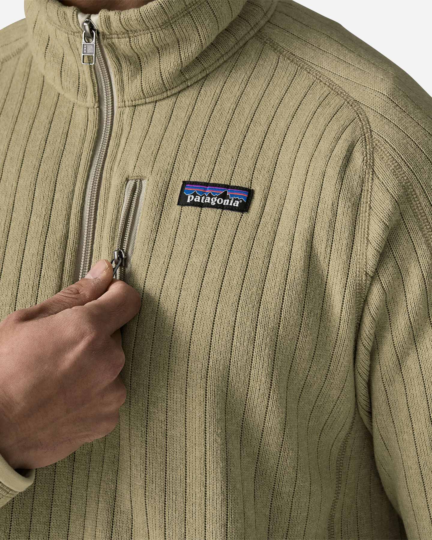 Pile PATAGONIA BETTER SWEATER 1/4 M - Beige - 4 | Cisalfa Sport