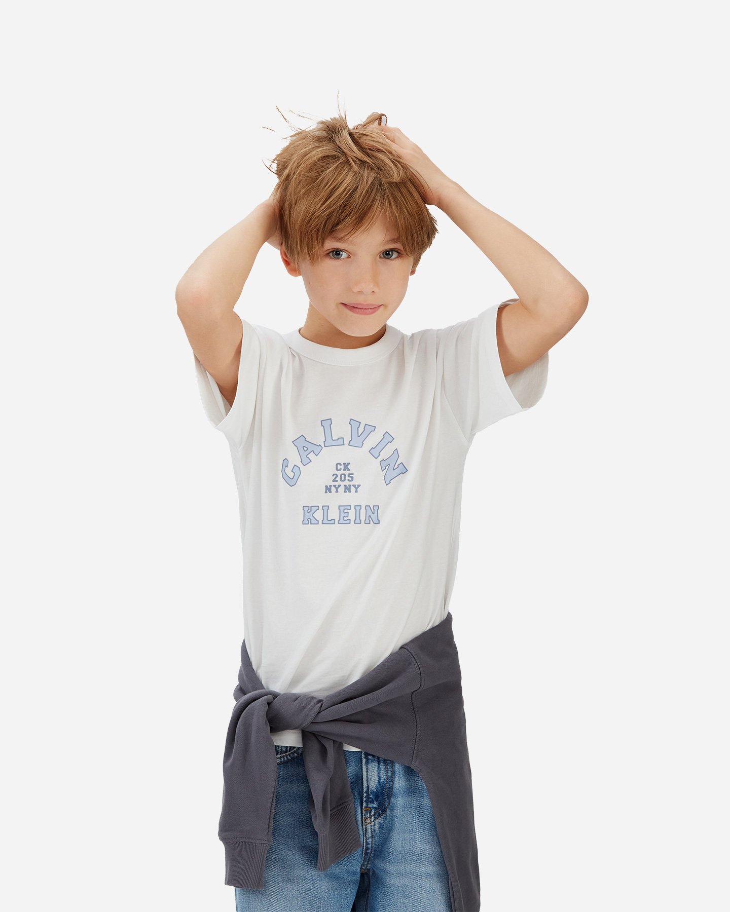 T-shirt CALVIN KLEIN JEANS COLLEGE GRAPHIC JR - Bianco - 1 | Cisalfa Sport